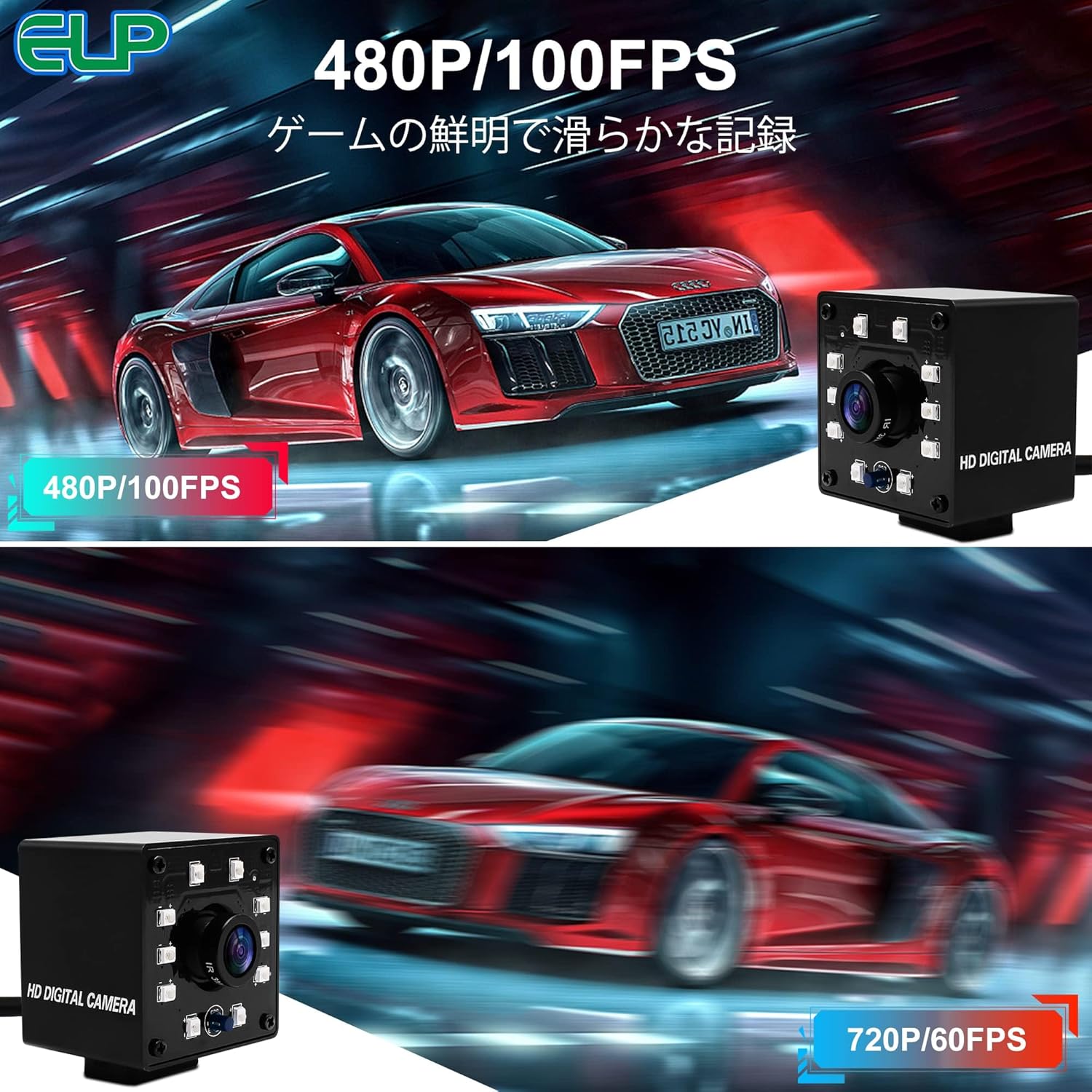 Elp 3D Stereo USB Camera 1080P Webcam 60fps - immagine 3