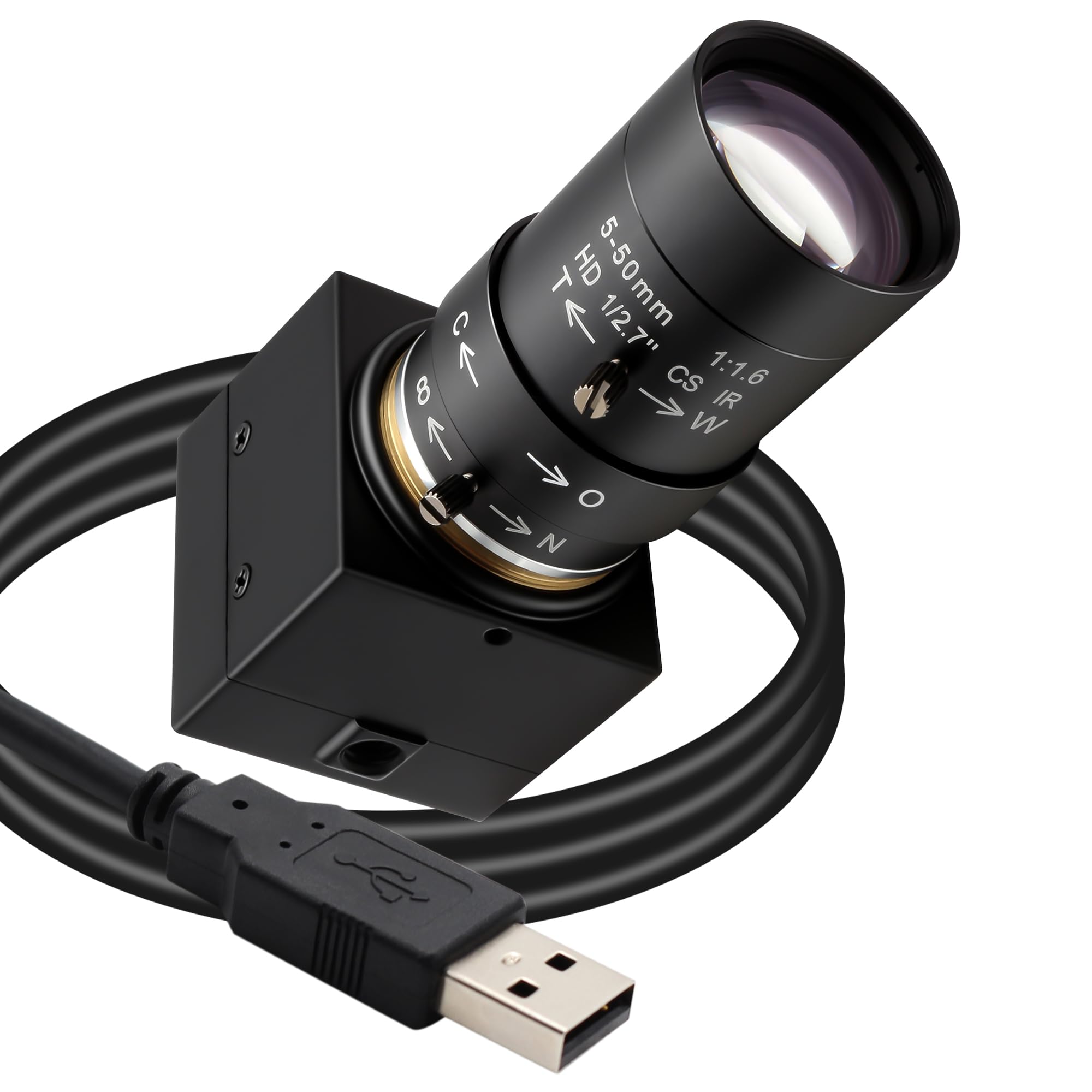 Svpro Fotocamera USB 5 MP con Obiettivo Zoom 5-50 mm