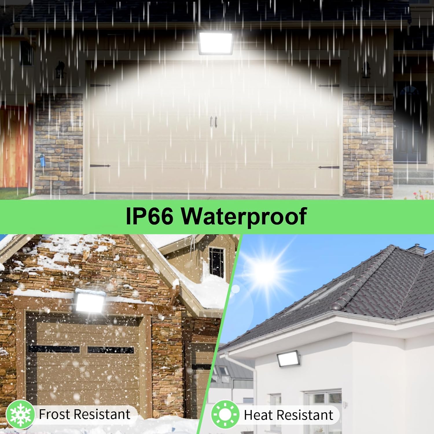 Faro LED da Esterno 300W Bianco Freddo 6000K - immagine 4