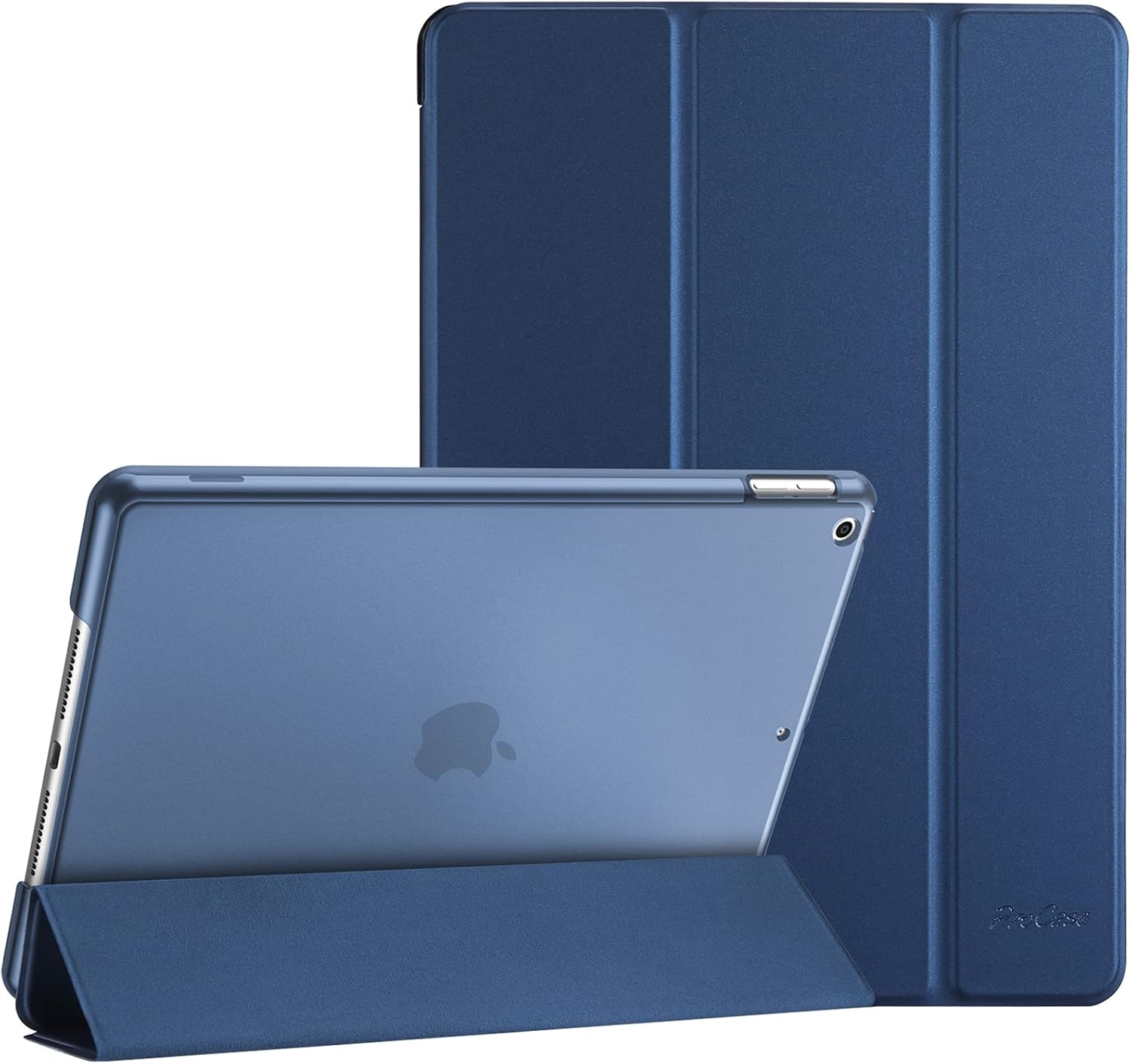 Procase Cover per iPad 9/8/7 (10.2"), Blu Scuro - immagine 1