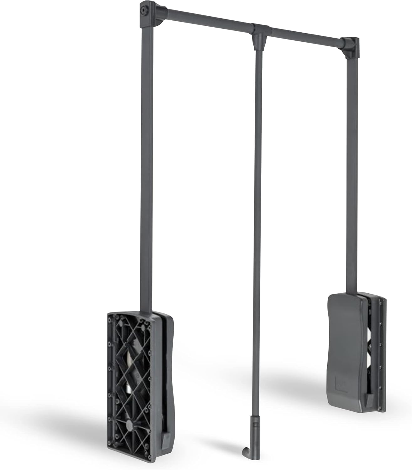 Doja Barcelona Appendiabiti Saliscendi 875-1200mm, Nero