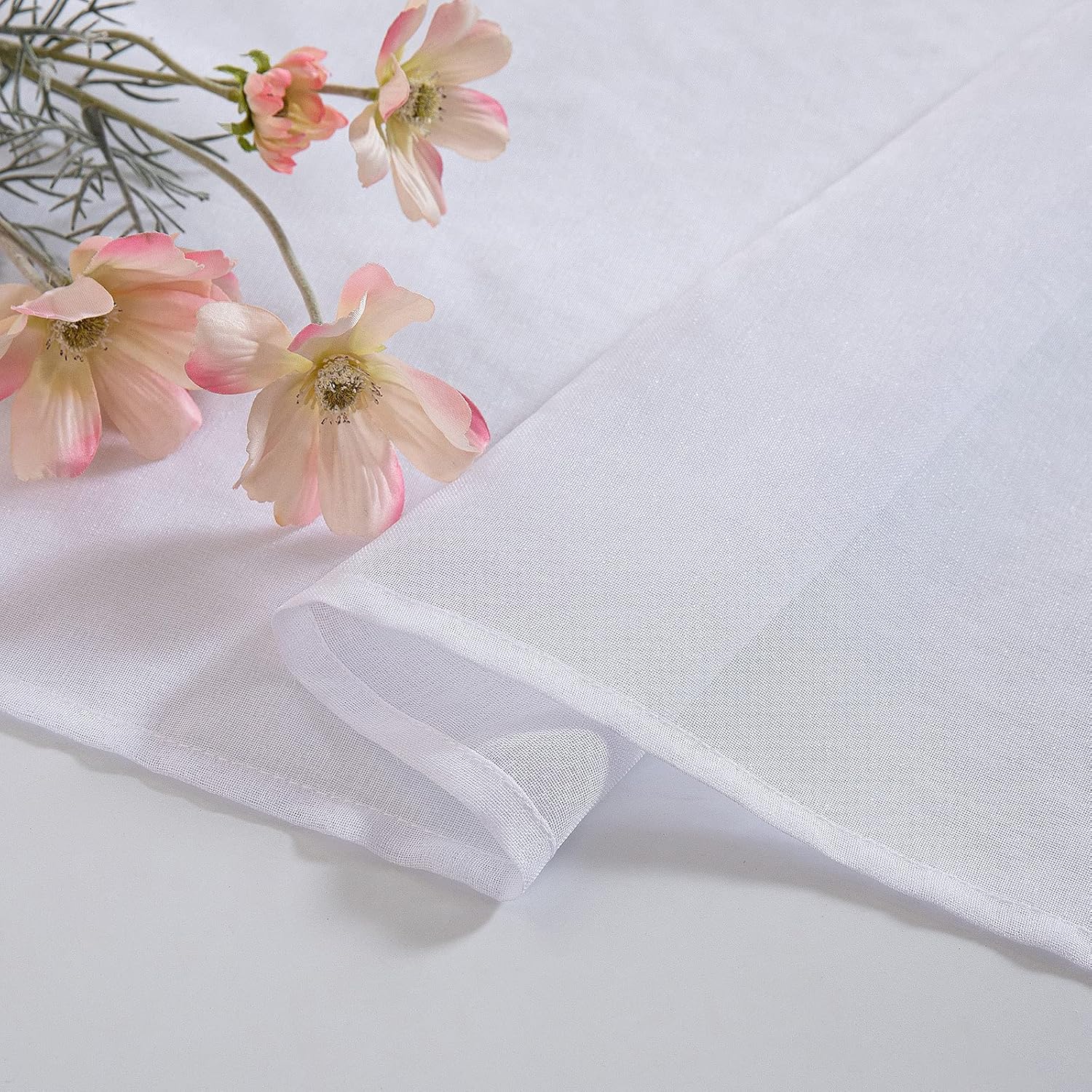 Miulee Tende Trasparenti in Voile con Occhielli - immagine 4