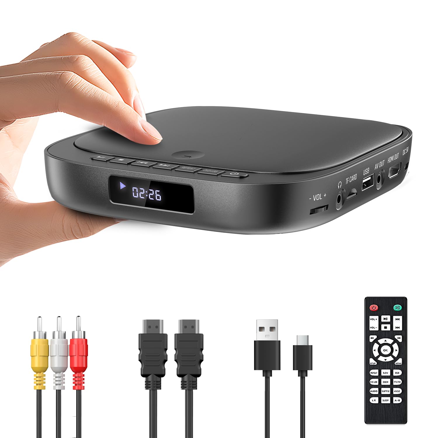 Desobry Lettore DVD per TV HD 1080p