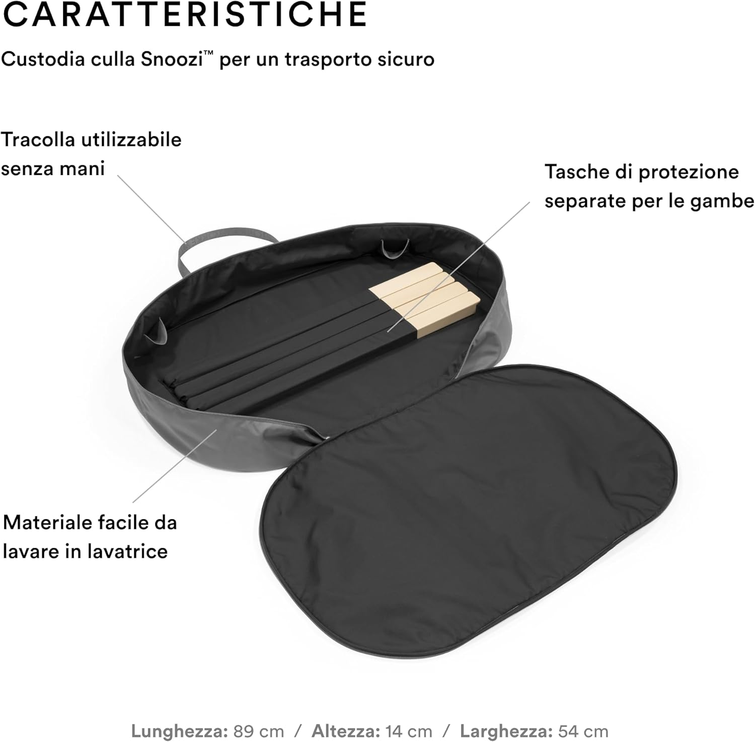 Stokke Custodia Snoozi, Dark Grey - immagine 2