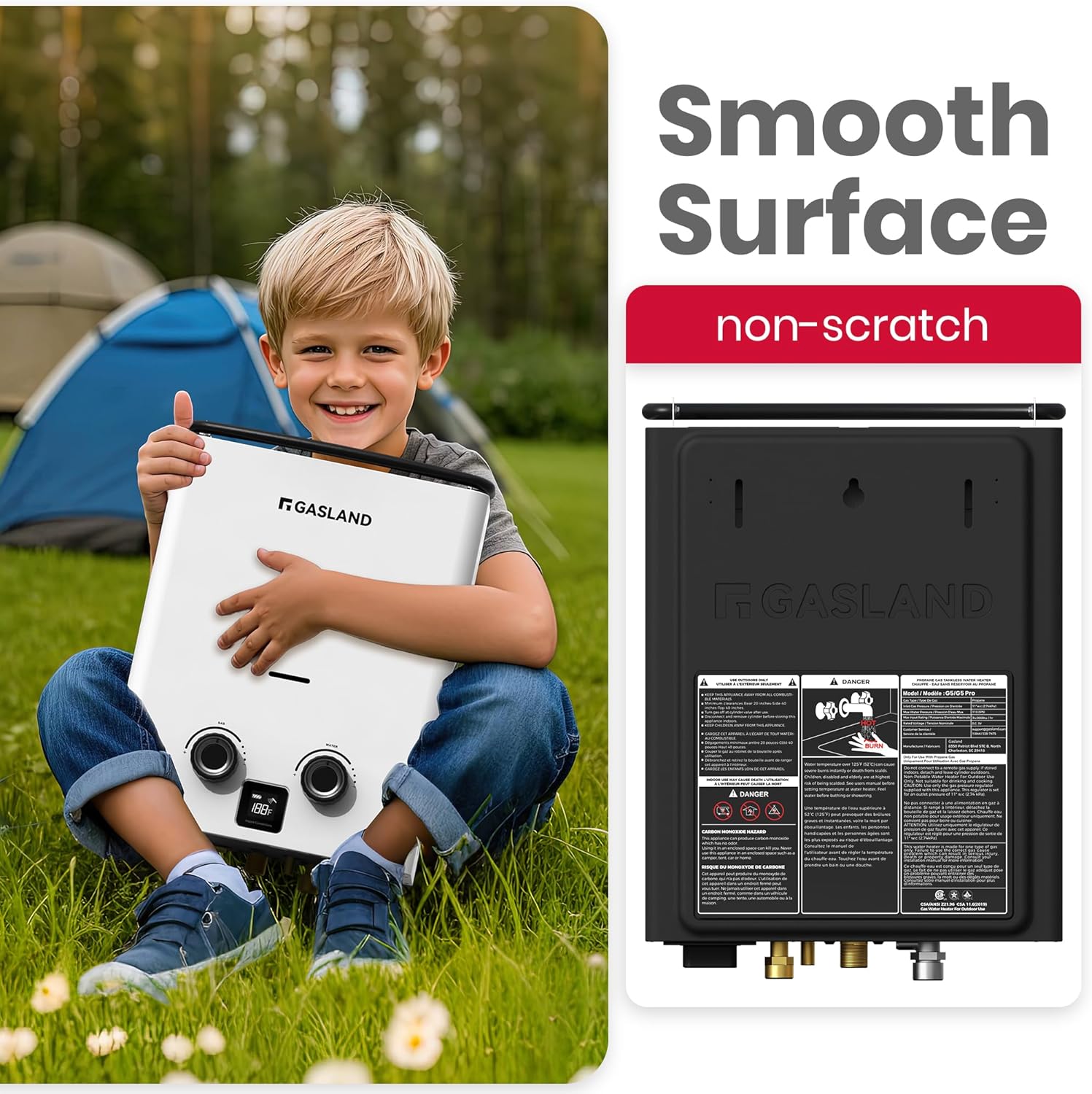 Gasland G5-DE - Scaldacqua Istantaneo a Gas per Esterni - immagine 4