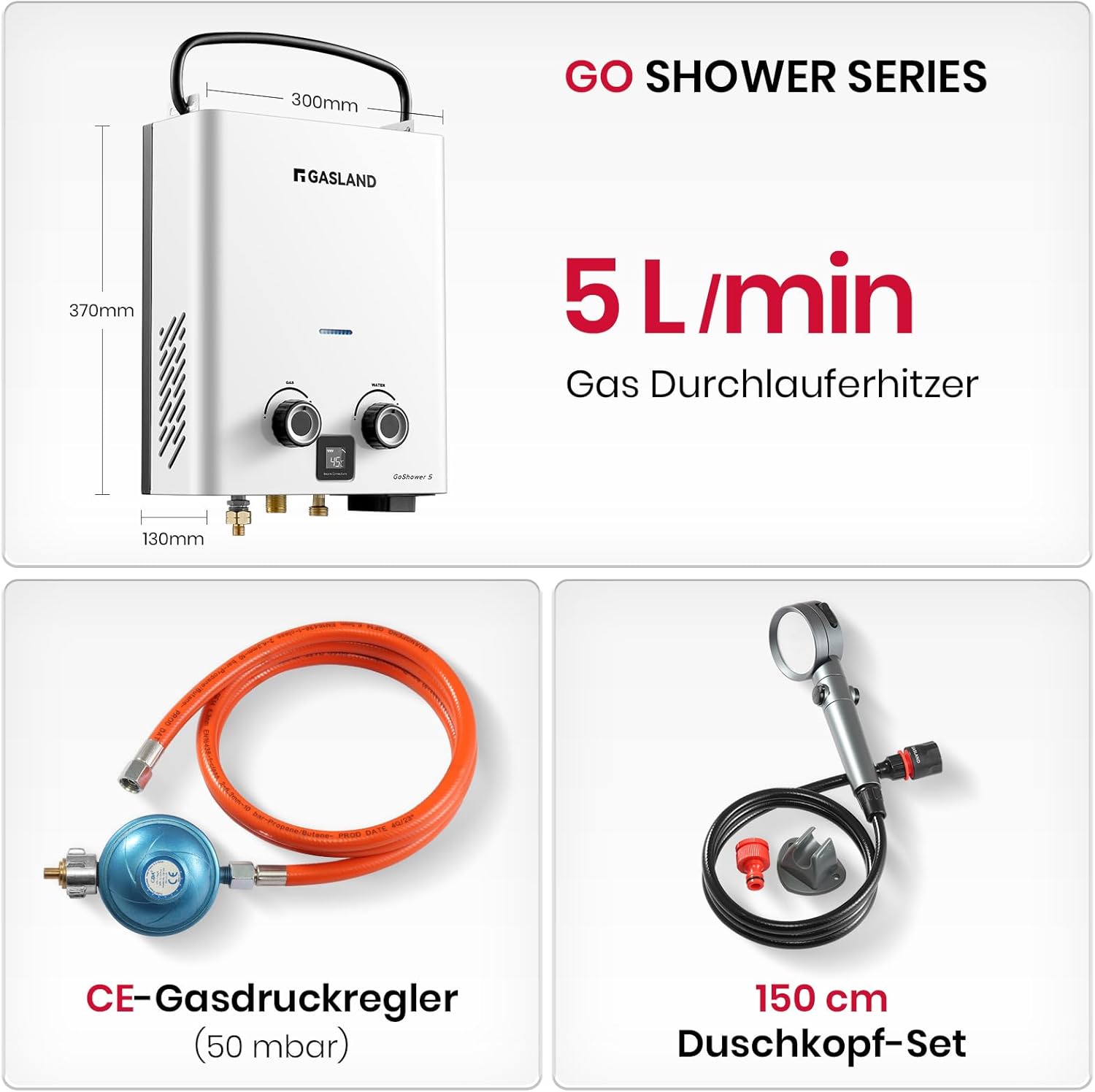 Gasland G5-DE - Scaldacqua Istantaneo a Gas per Esterni - immagine 5