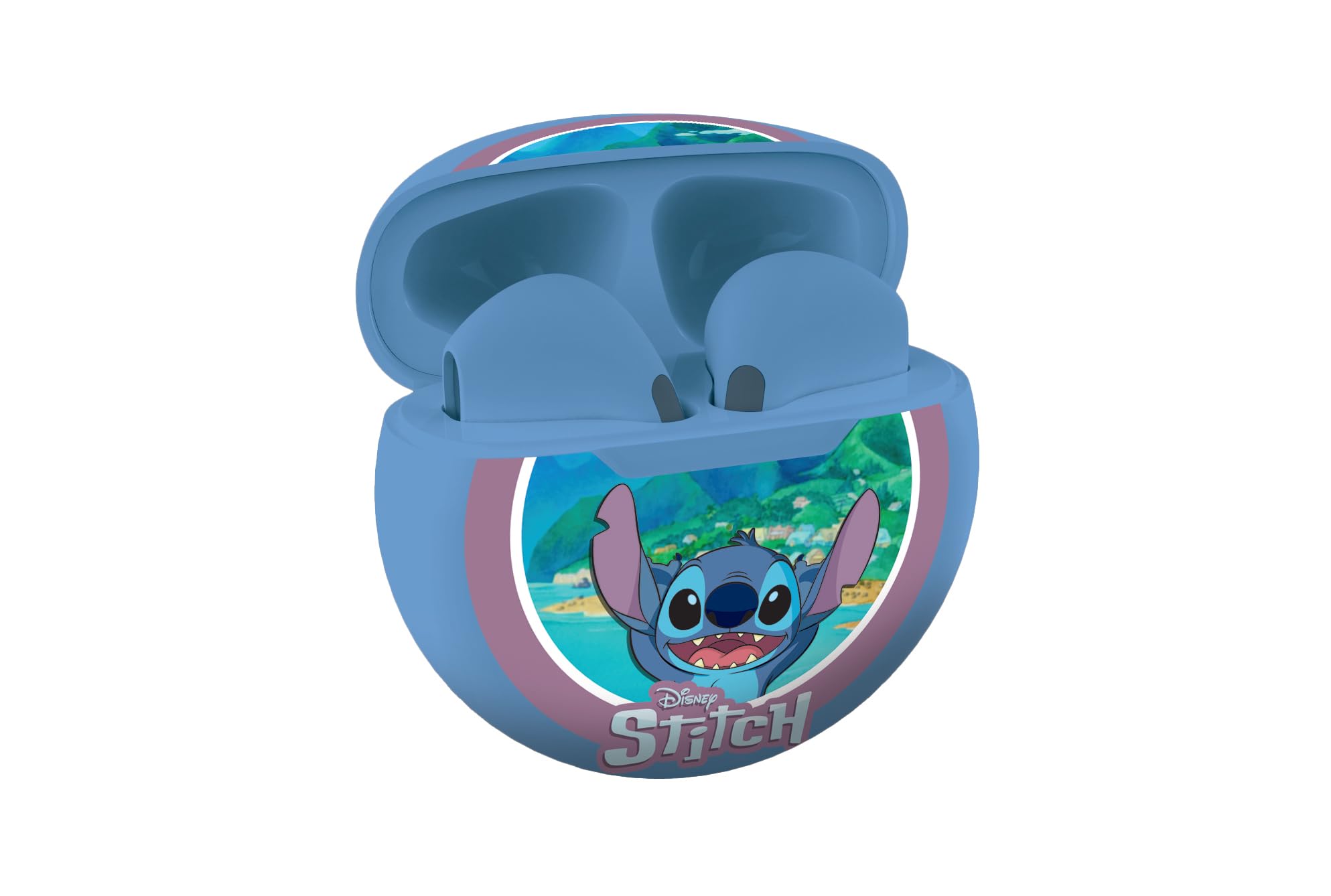 Lexibook Disney Stitch - Cuffie Stereo Wireless, Blu