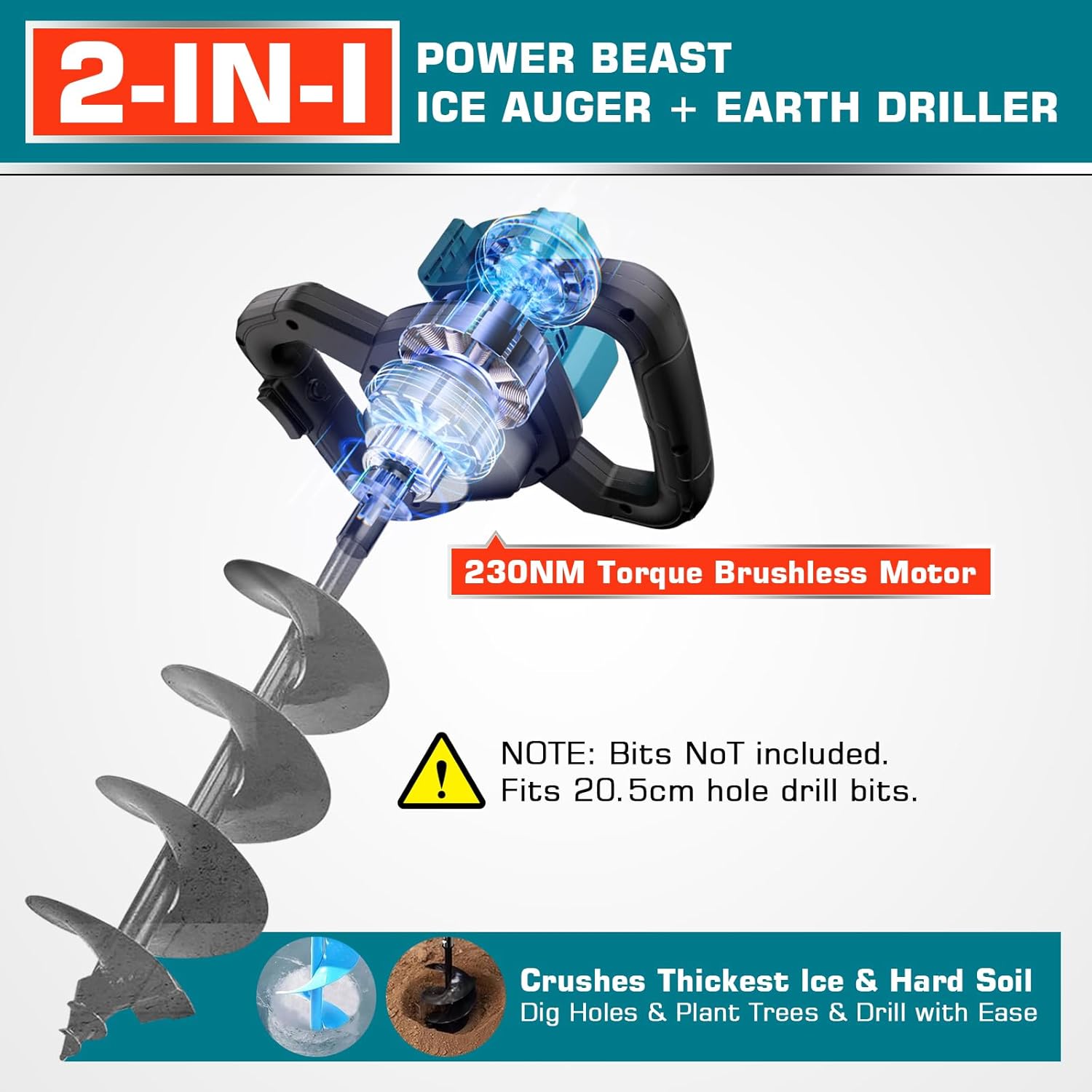 Trapano a Batteria Professionale 1200W - immagine 2