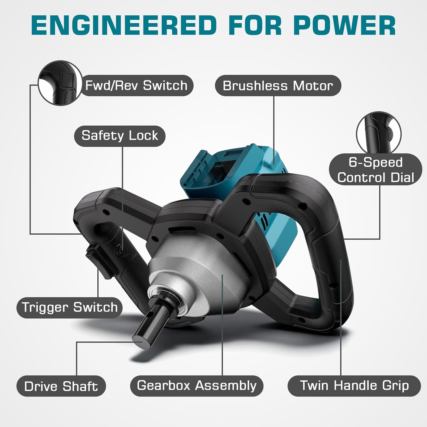 Trapano a Batteria Professionale 1200W - immagine 4