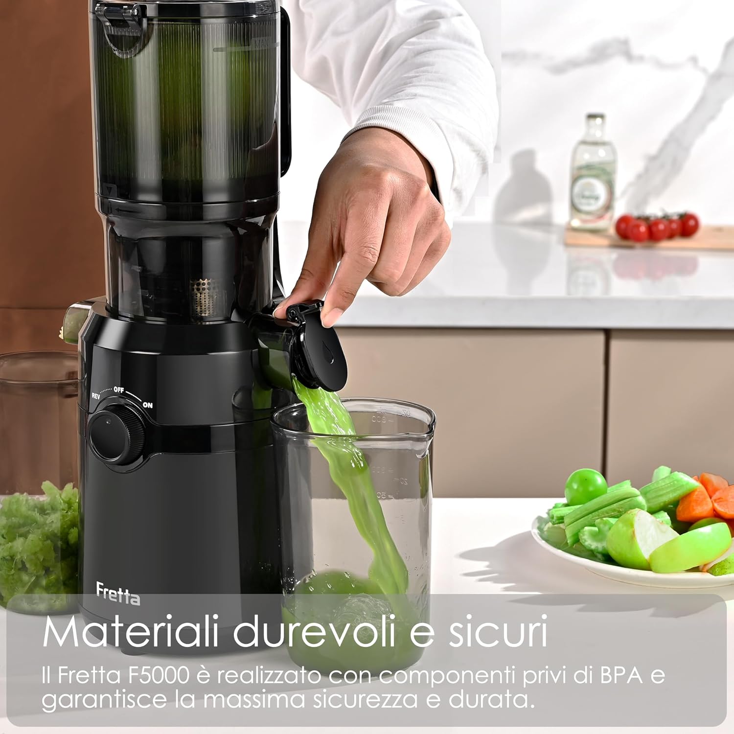 Fretta Estrattore Frutta e Verdura 200W - immagine 3