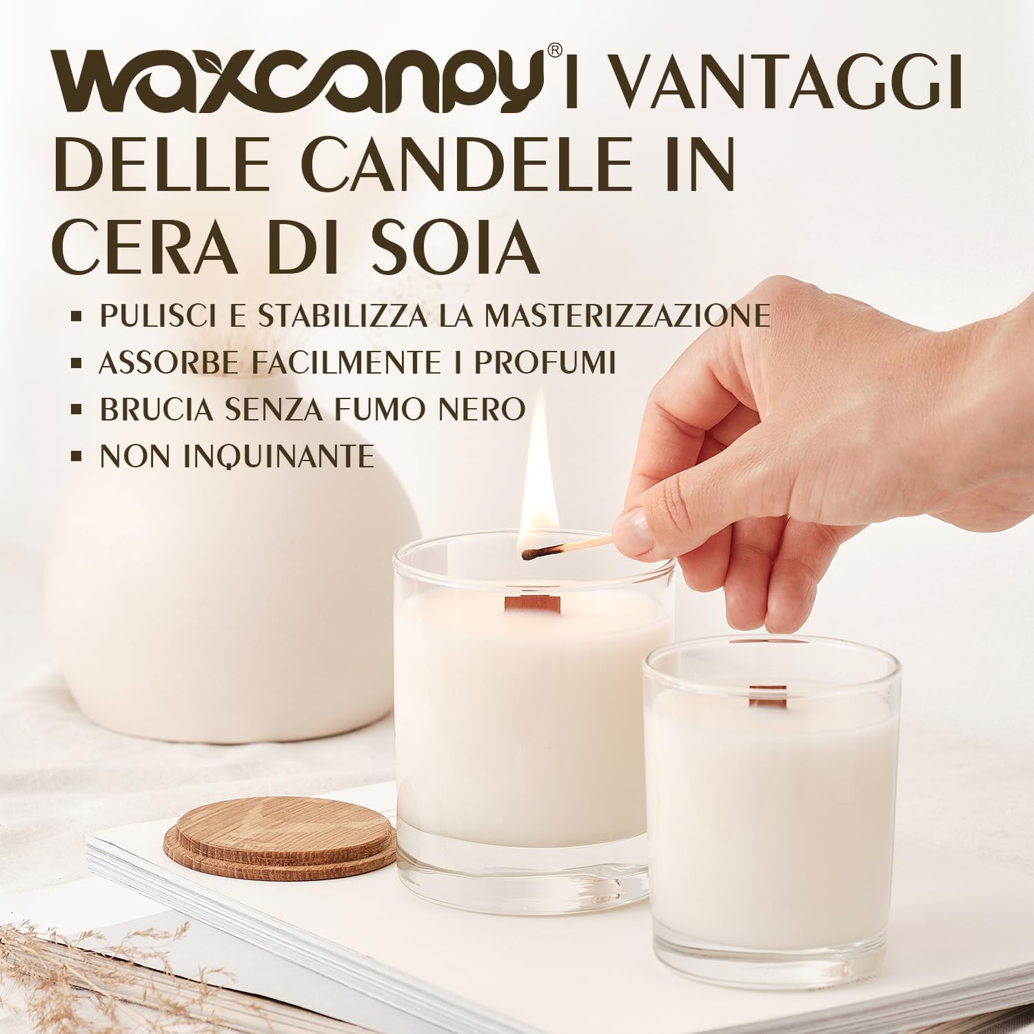 Waxcanpy Cera di Soia per Candele Fai Da Te 10kg - immagine 5
