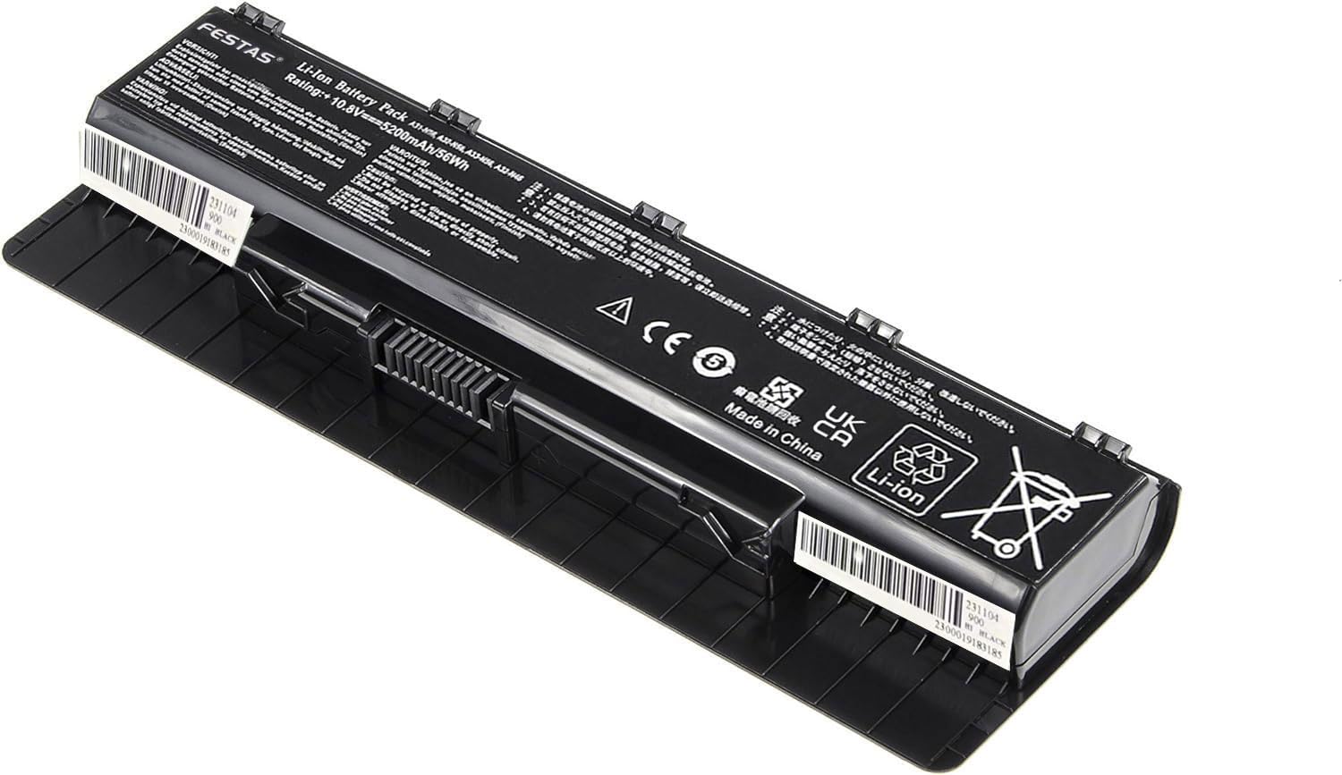 Festas Batteria Compatibile per ASUS N56 N76 G56