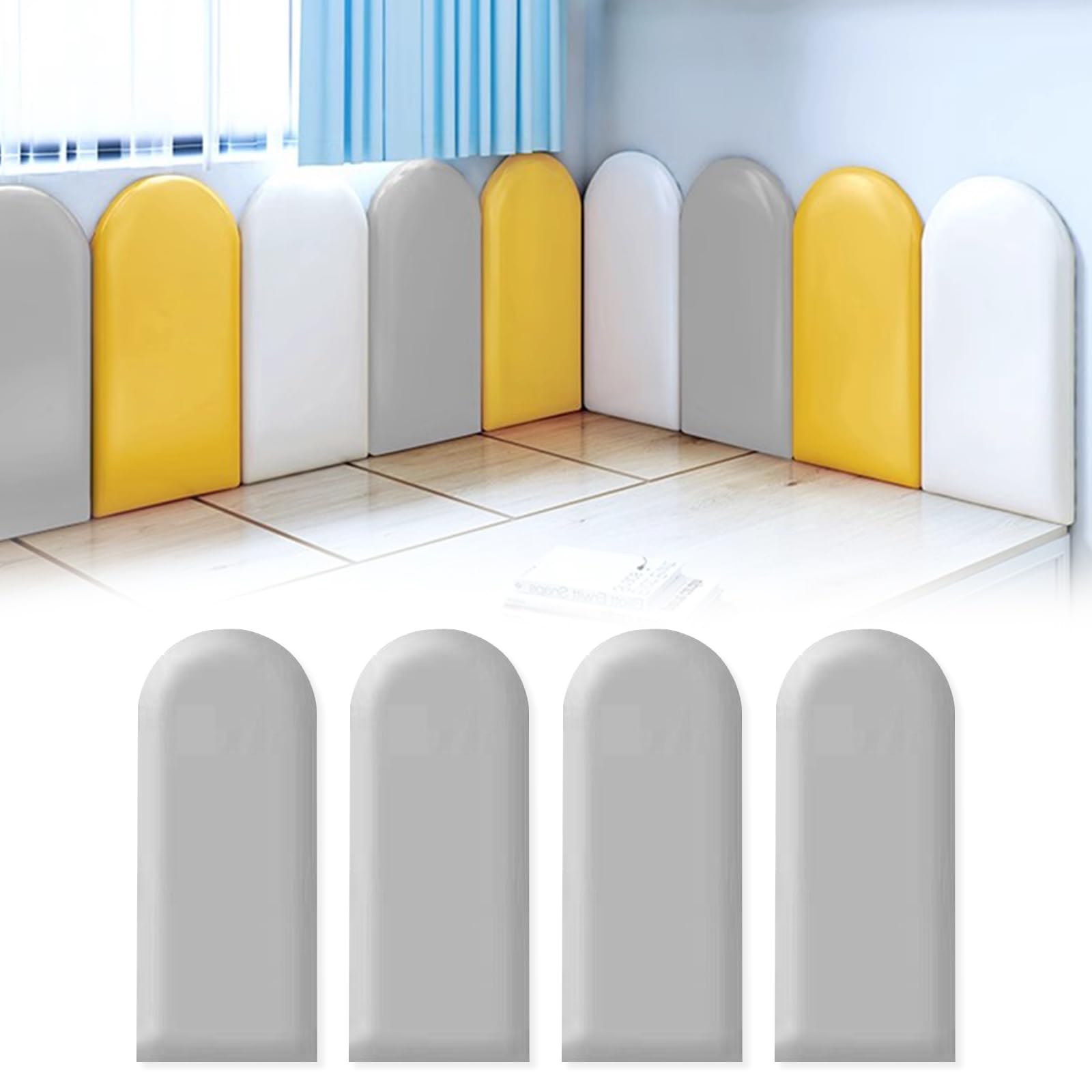 Ayyds Imbottitura Parete Anti-Collisione per Bambini