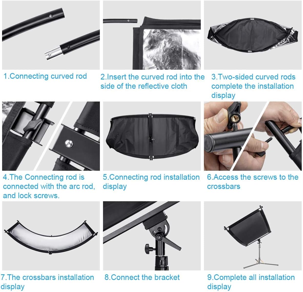 Fomito Riflettore/Diffusore Photo Studio 178x65cm - immagine 7