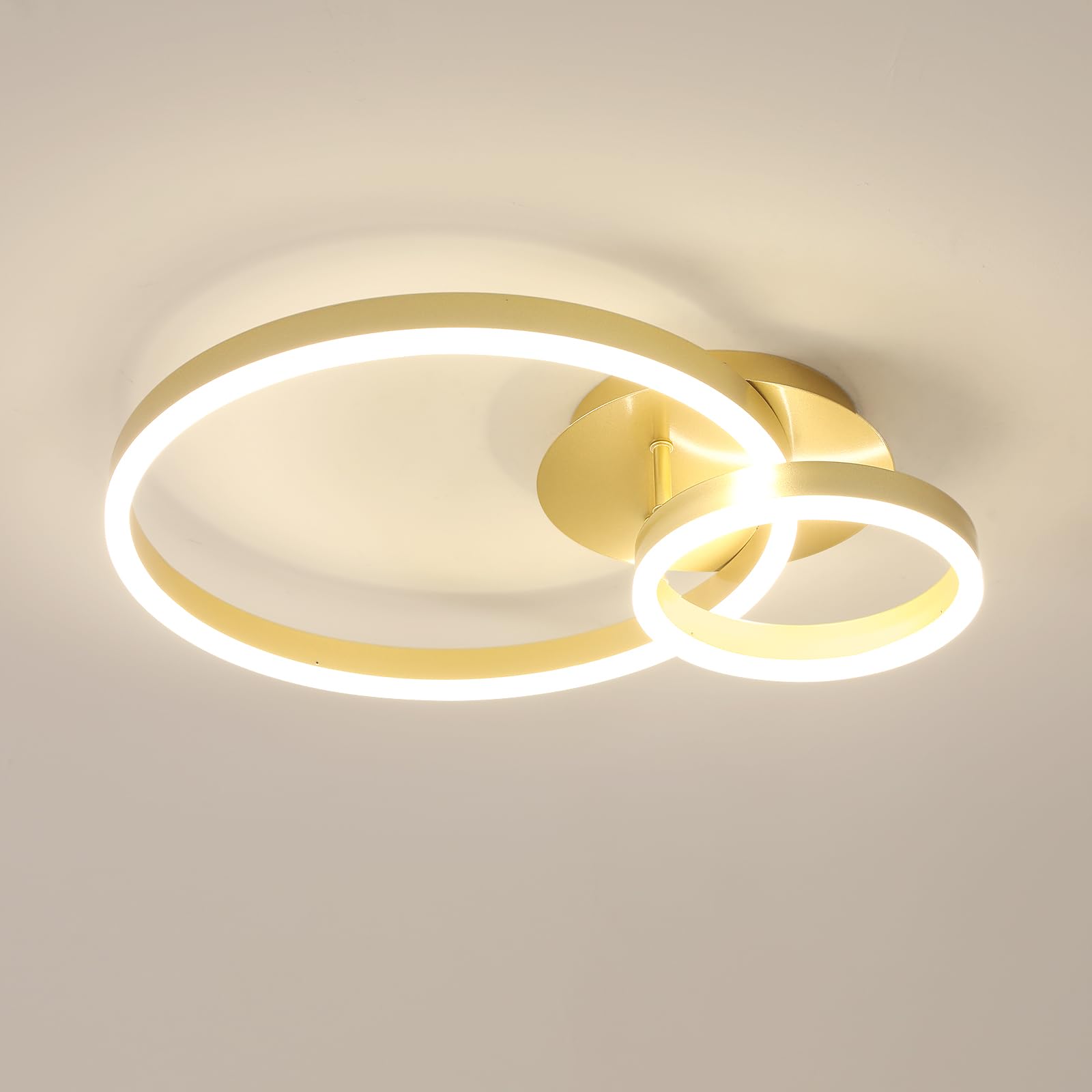 Plafoniera LED Soffitto 42W 4725LM, Oro 50CM