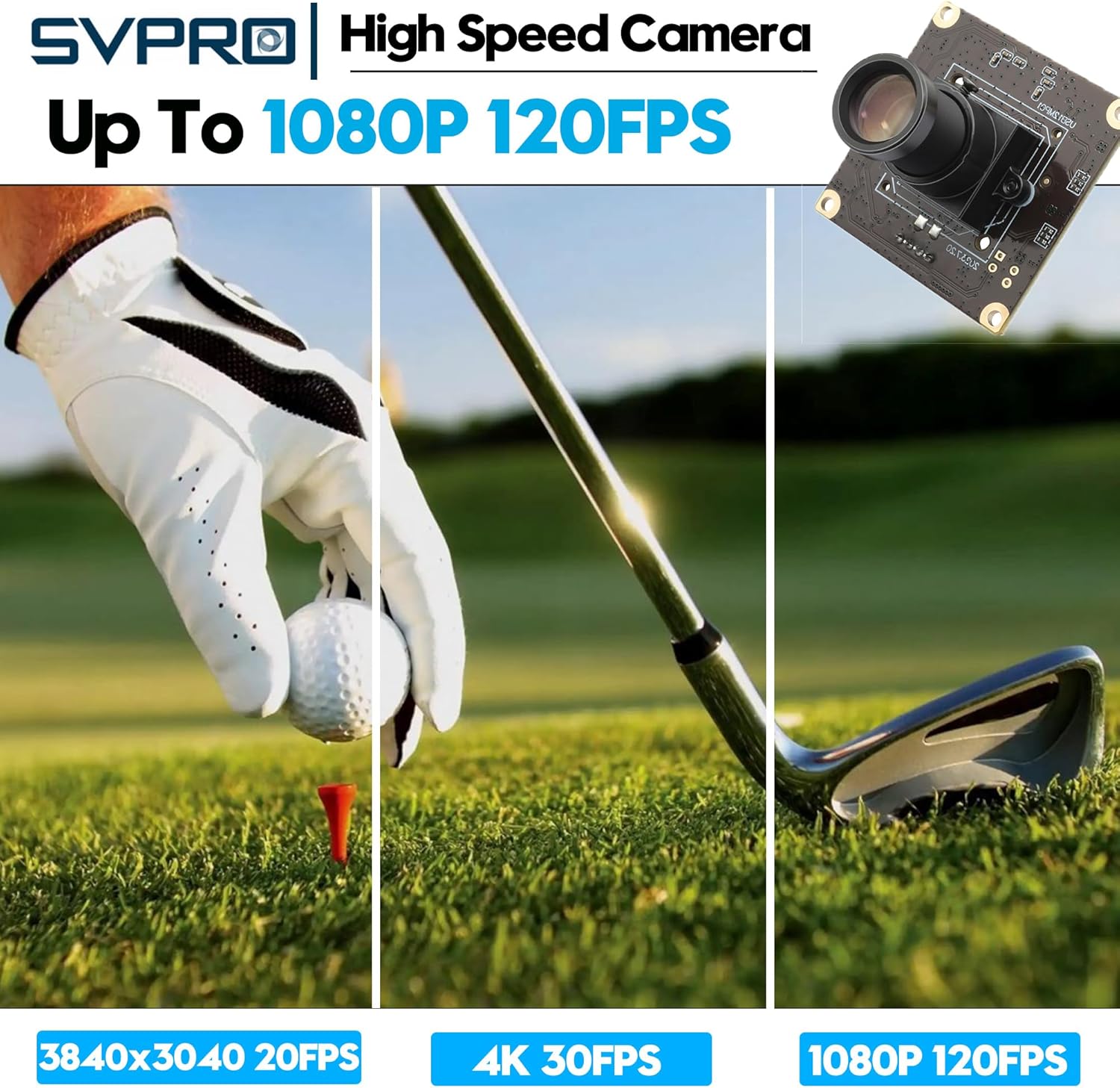 Svpro Modulo Fotocamera Industriale 12MP 4K 30fps - immagine 2