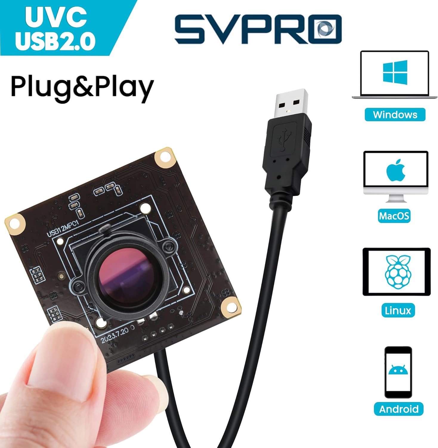 Svpro Modulo Fotocamera Industriale 12MP 4K 30fps - immagine 6