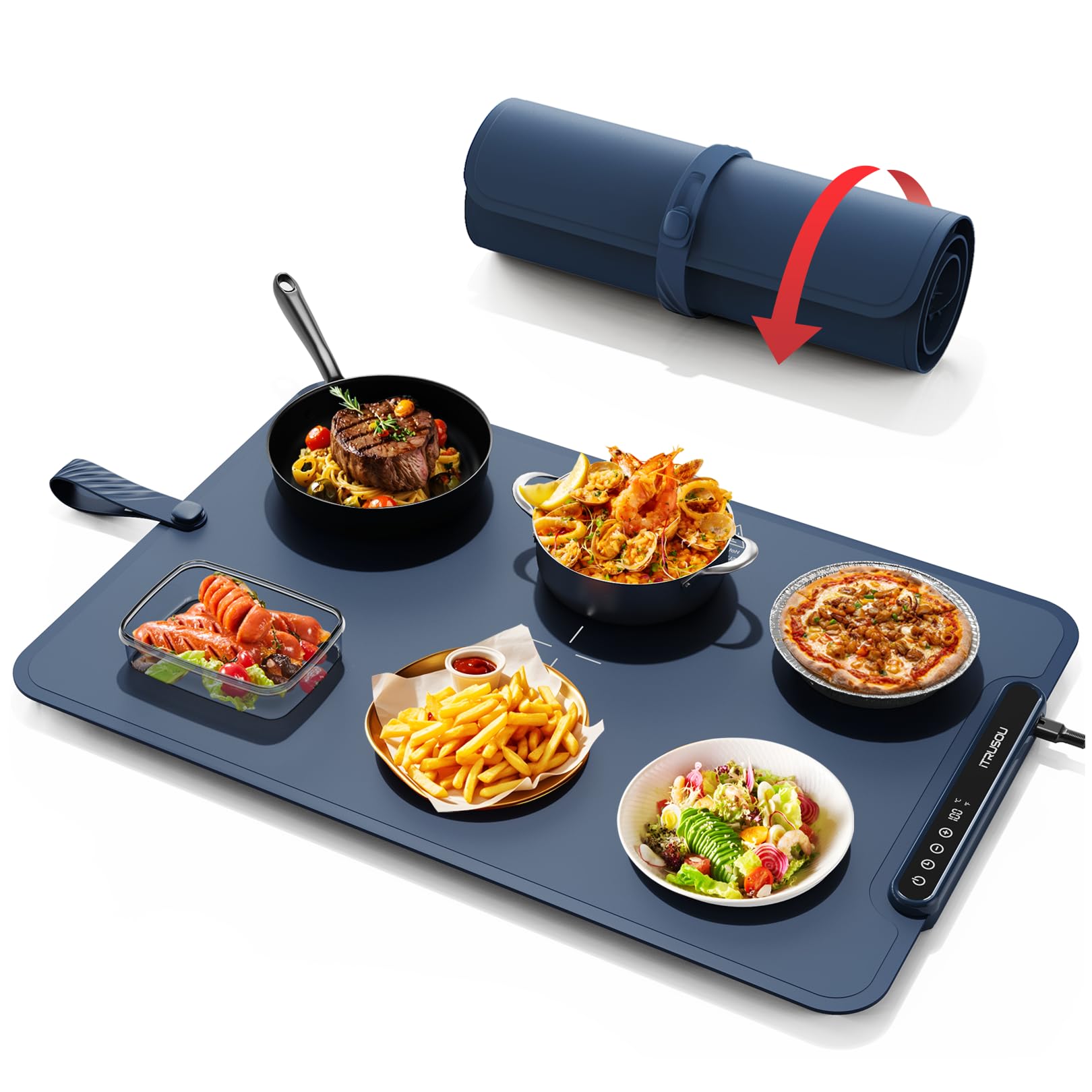 Itrusou Scaldavivande Portatile in Silicone Nano-materiale