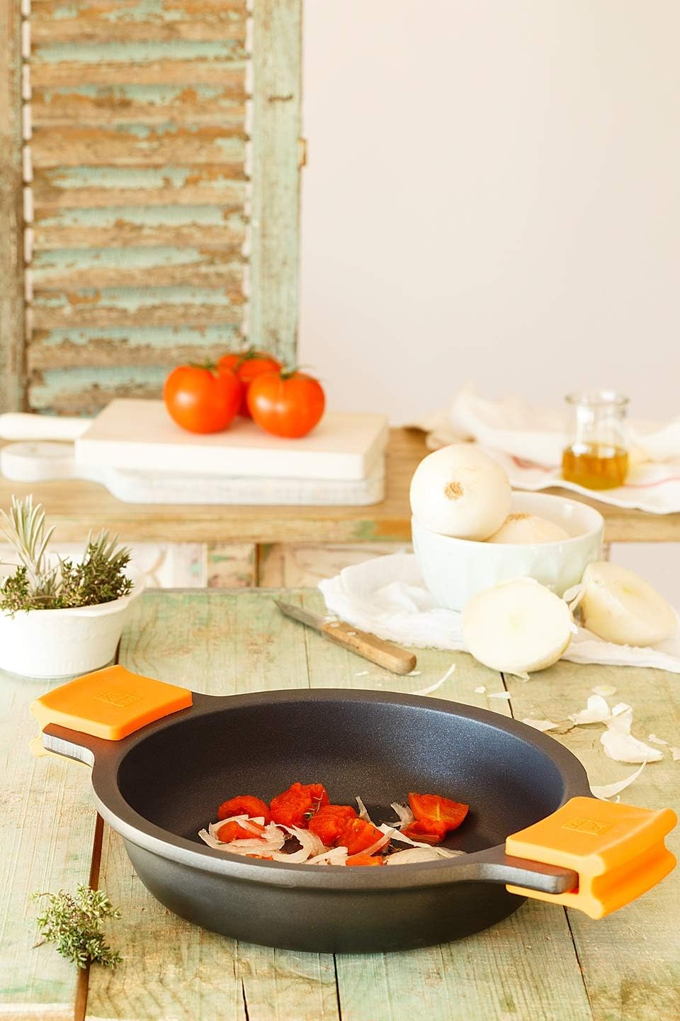 Bra Efficient - Batteria da Cucina 4 Pezzi, Nera - immagine 9