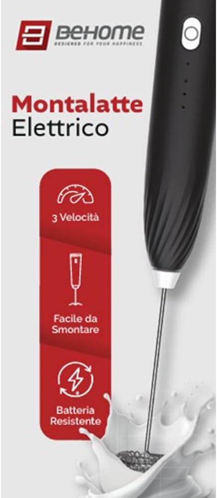 Behome Frullino Montalatte Elettrico a Immersione - immagine 3
