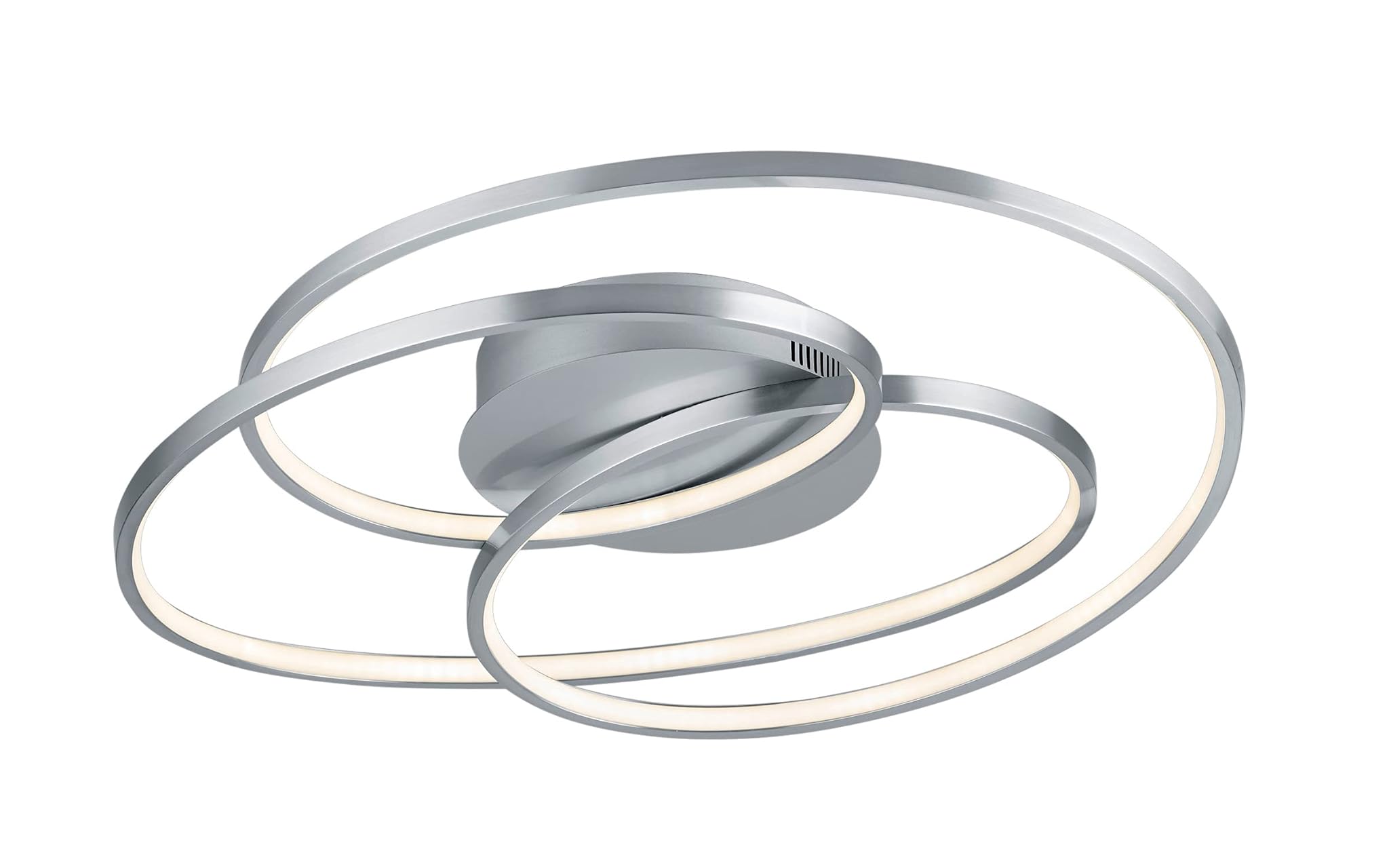 Trio Leuchten Gale Plafoniera, Nickel Satinato, 60cm x 43 cm