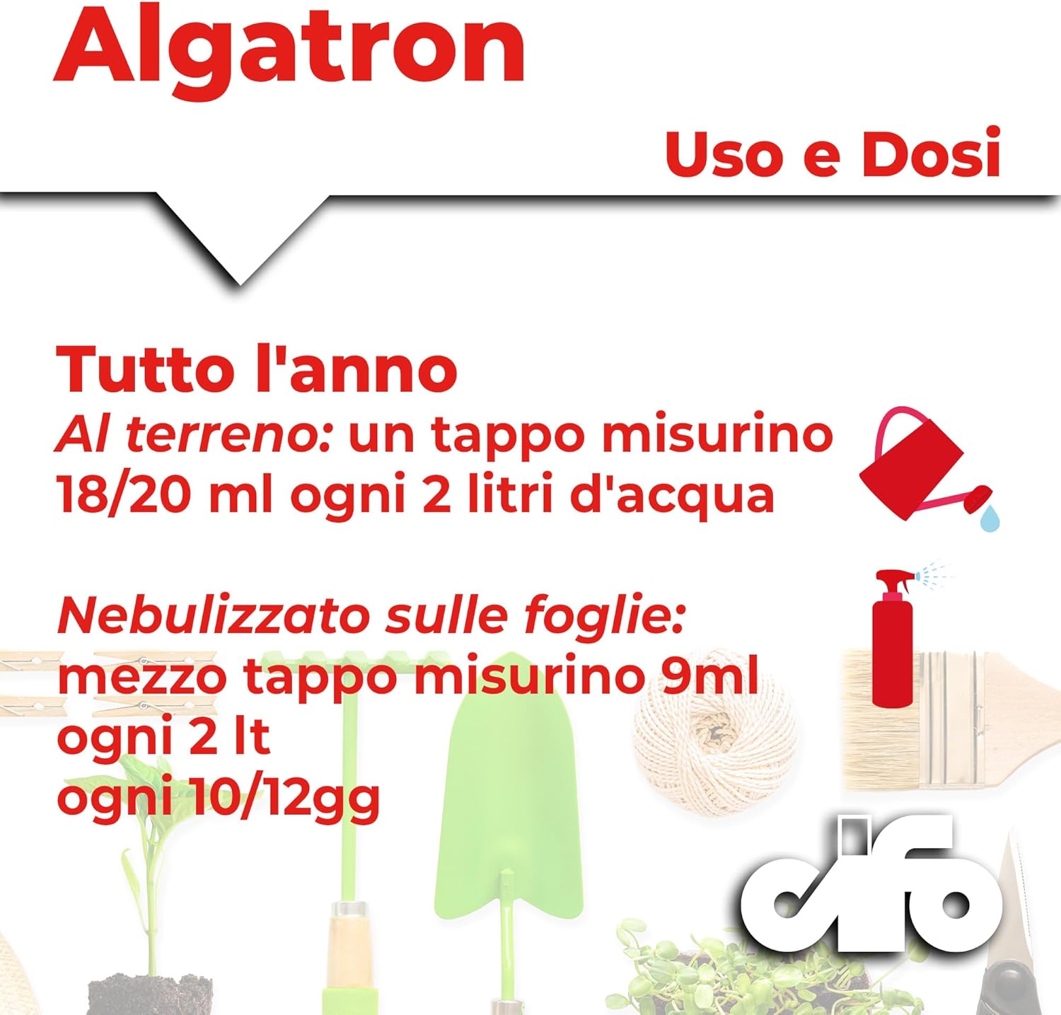 Cifo Algatron - Biostimolante Naturale Alghe Marine 500ml - immagine 4