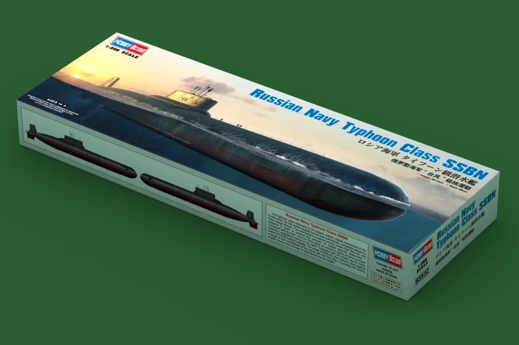 Hobbyboss Modellino - Russian Navy Typhoon Class SSBN Sottomarino Scala 1:350 - immagine 2