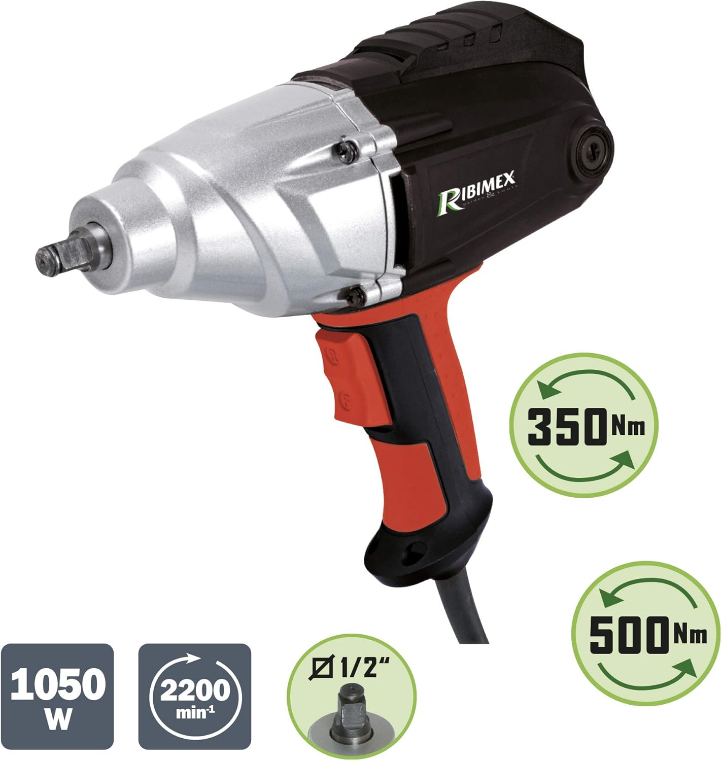Ribimex CHIAVE A IMPULSO ELETTRICO 230V 1050W - immagine 2