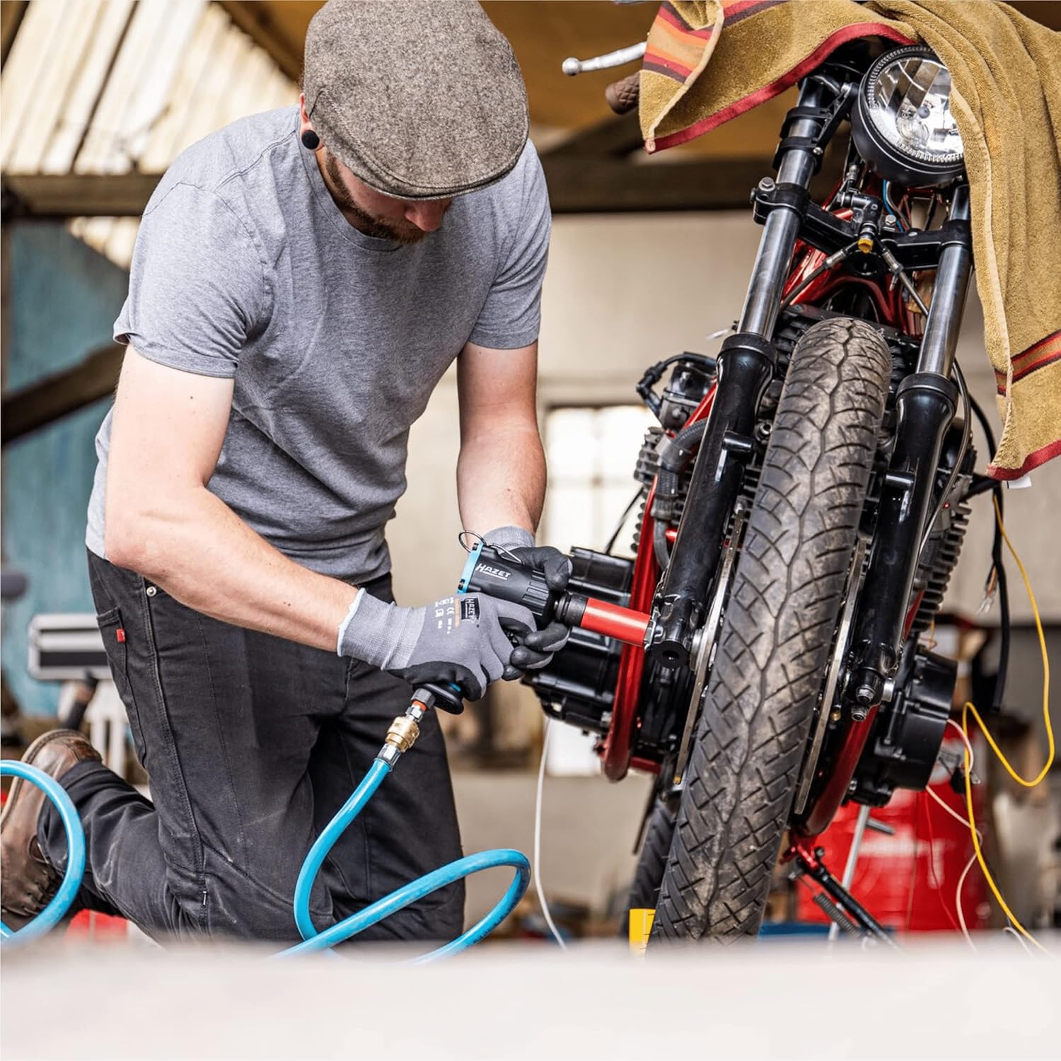 Hazet 9012M Avvitatore a Impulso Extra Corto 1/2 Pollice - immagine 4