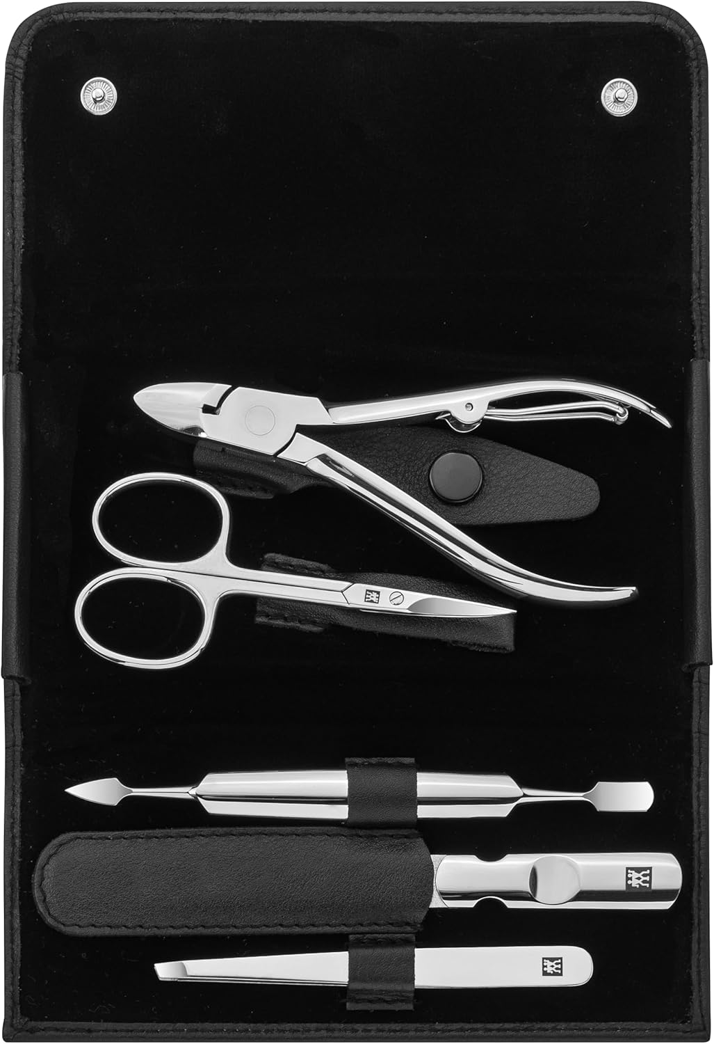 ZWILLING Set Manicure 5 Pezzi in Acciaio Inox, Nero - immagine 1