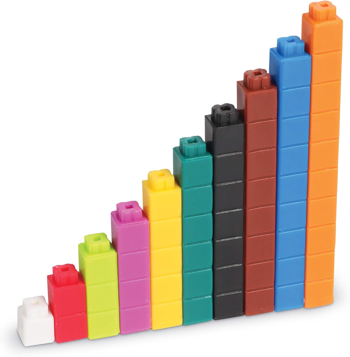 Learning Resources Cuisenaire Rods Plastic Connecting Classroom Set - immagine 3