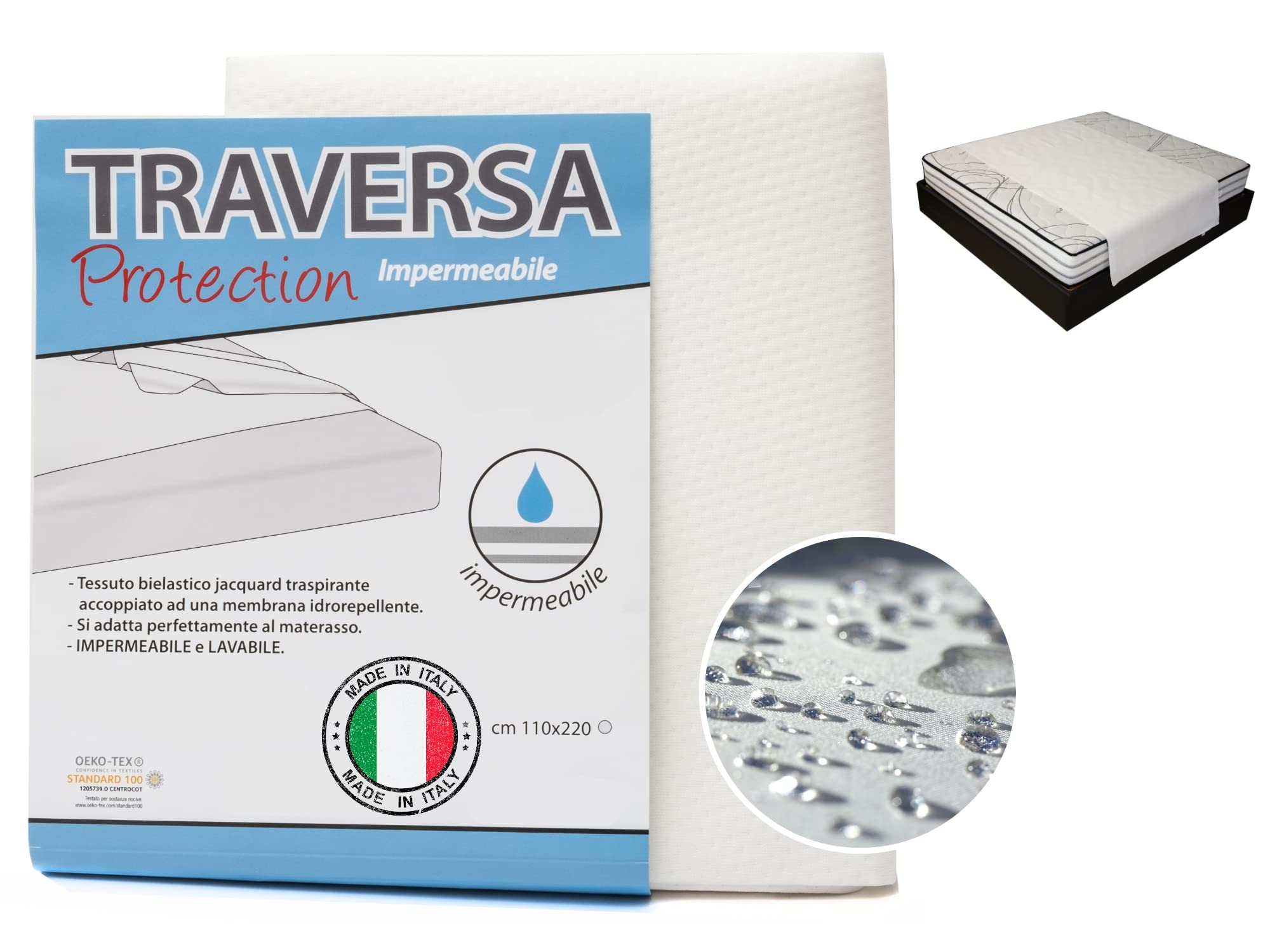 Babytools Traversa Impermeabile Matrimoniale 110x220 Cm