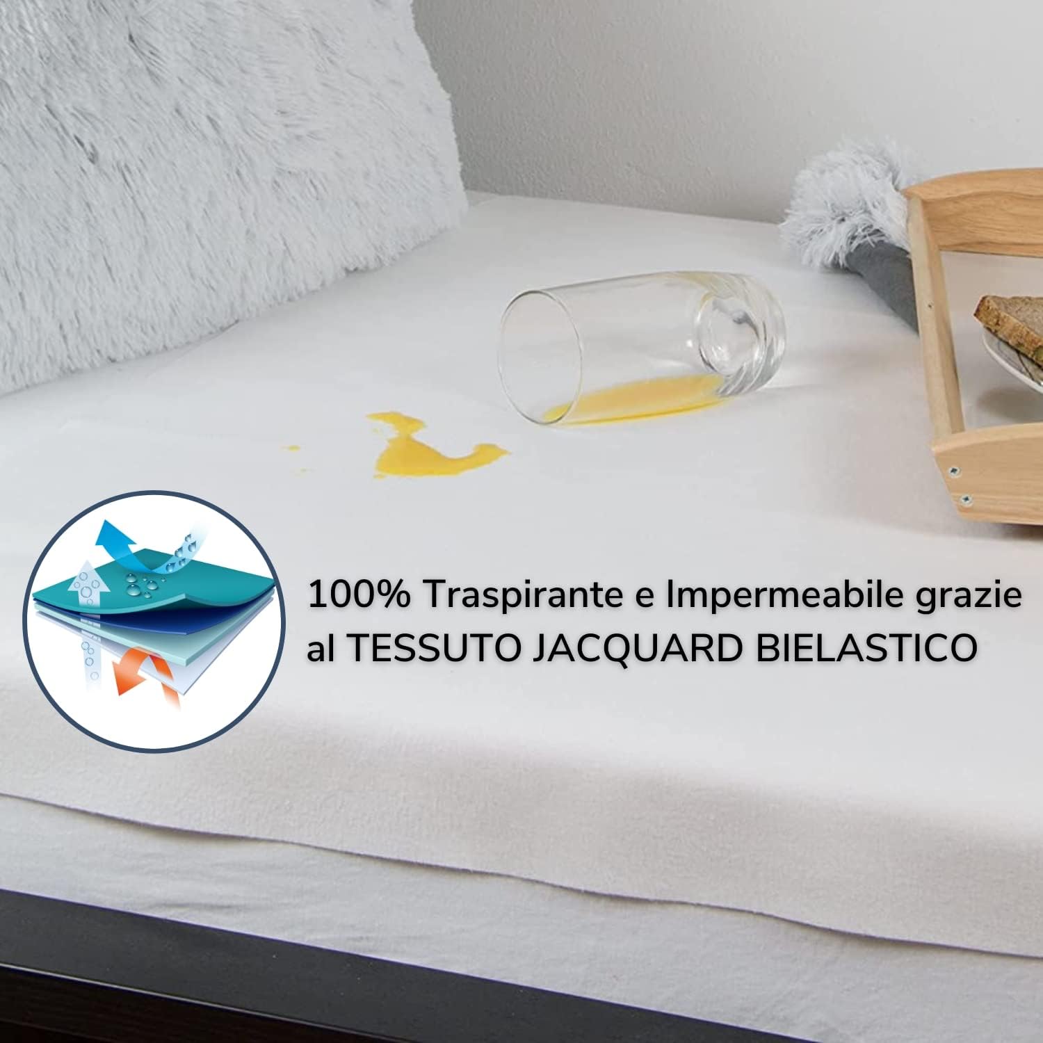 Babytools Traversa Impermeabile Matrimoniale 110x220 Cm - immagine 4