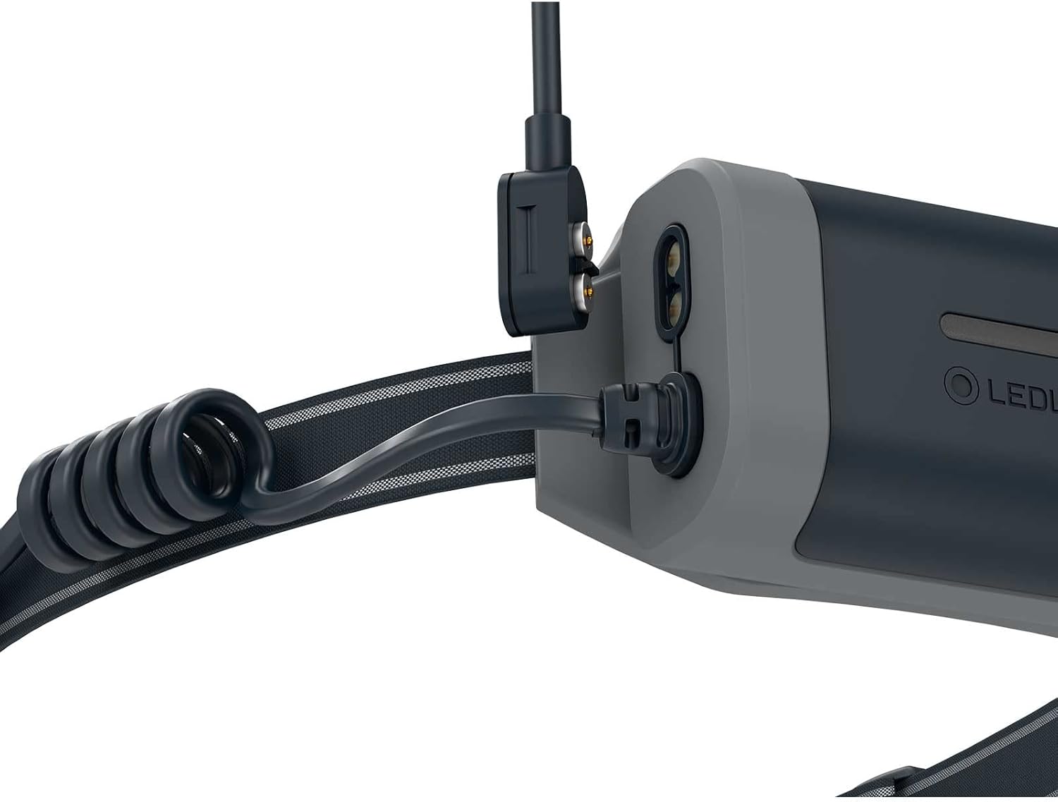 Ledlenser Pila Frontale Neo 9R, Schwarz-Grau - immagine 4