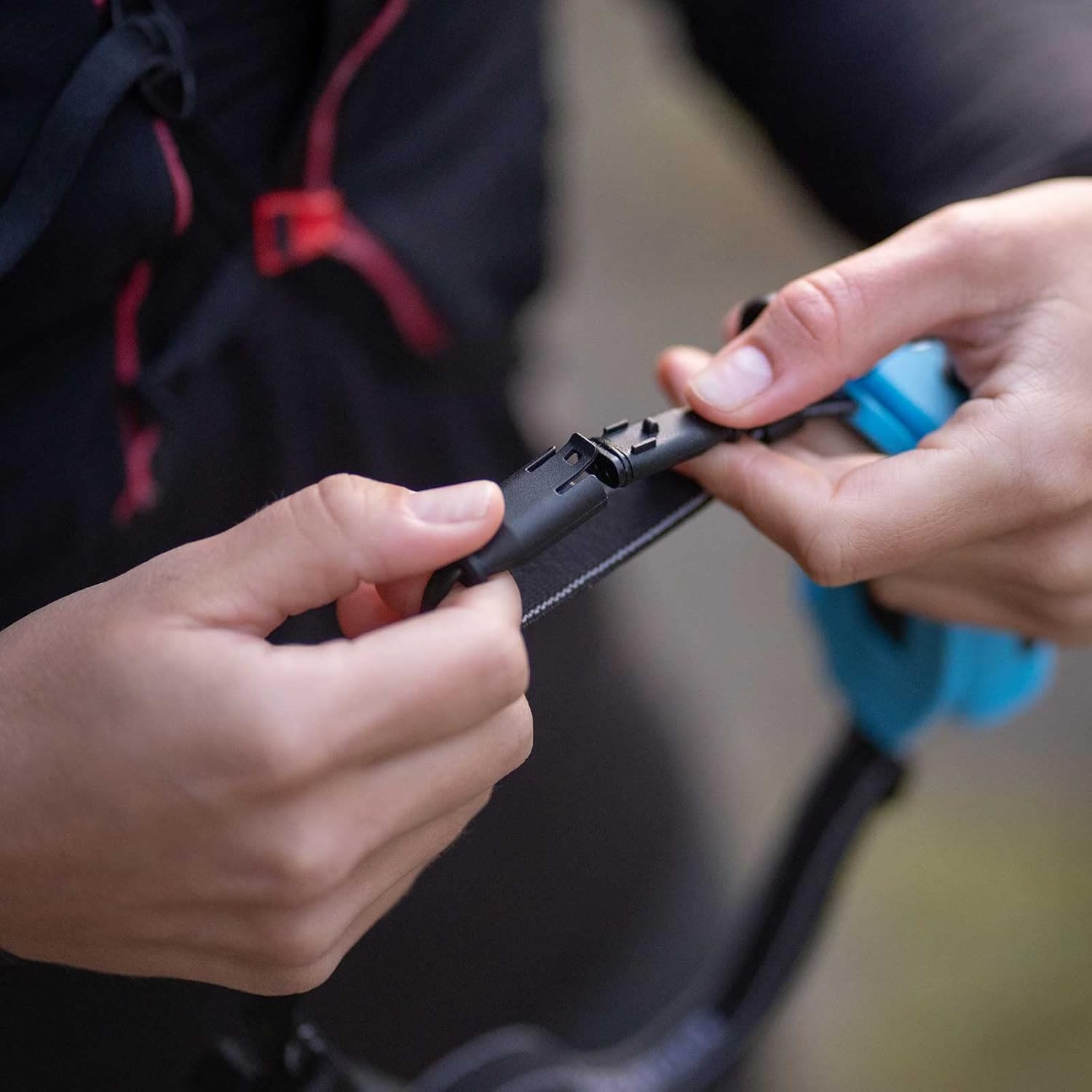 Ledlenser Pila Frontale Neo 9R, Schwarz-Grau - immagine 6