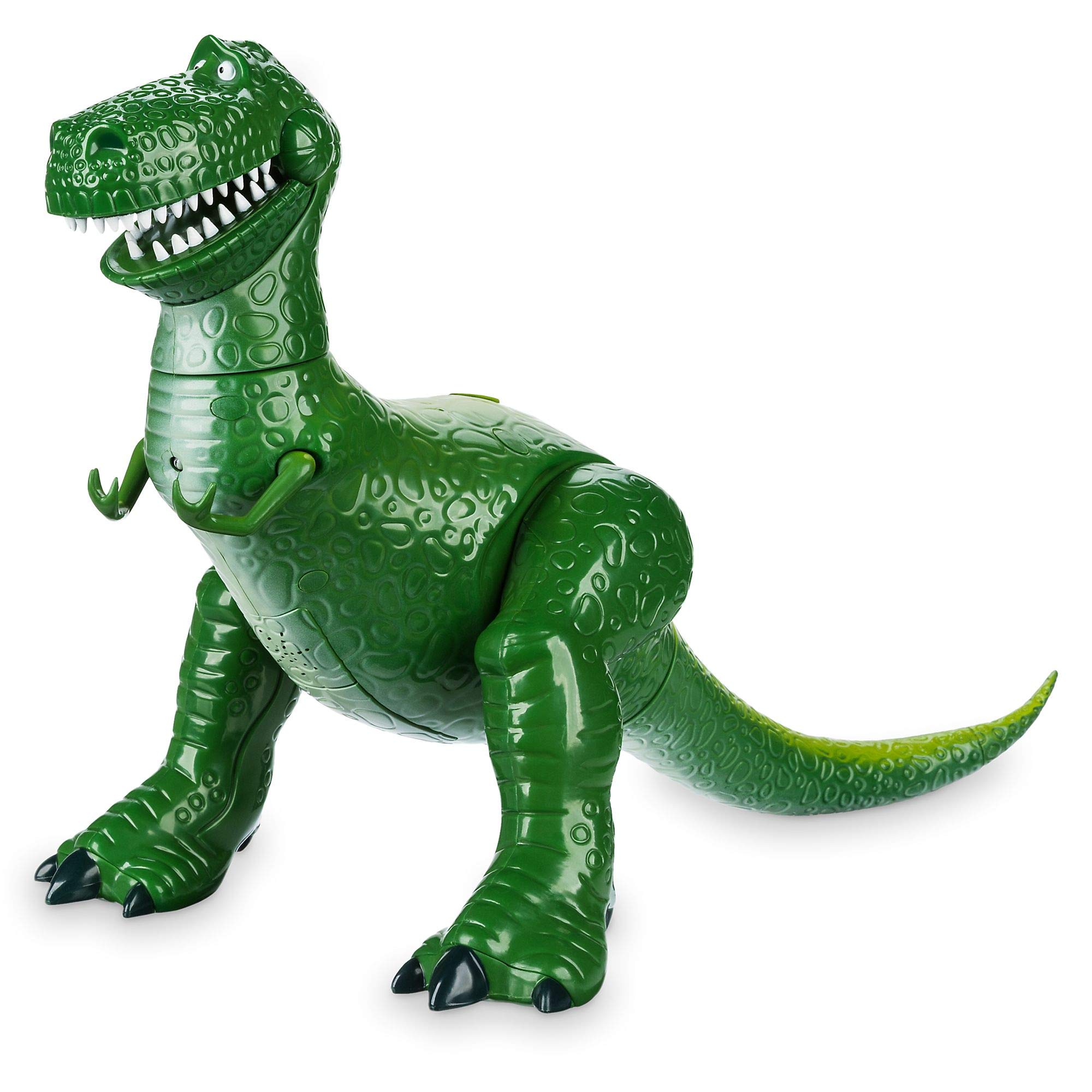Disney Store Action figure parlante di Rex di Toy Story, 30 cm/12", con più di 11 frasi in inglese, interagisce con altri personaggi e giocattoli, collo, bocca, zampe e coda mobili, età 3+