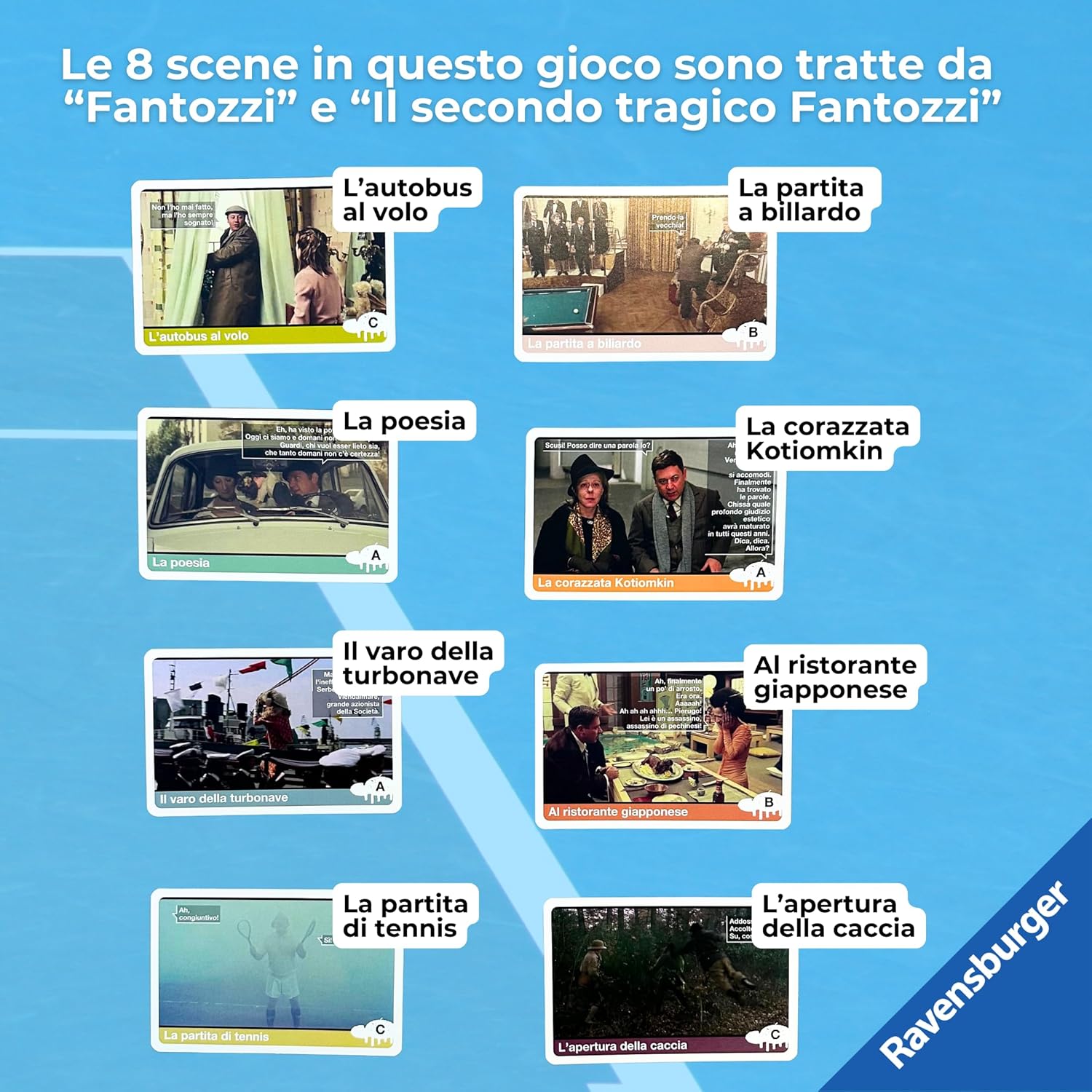 Ravensburger Fantozzi: Batti Lei Boomer Gioco di Carte - immagine 4