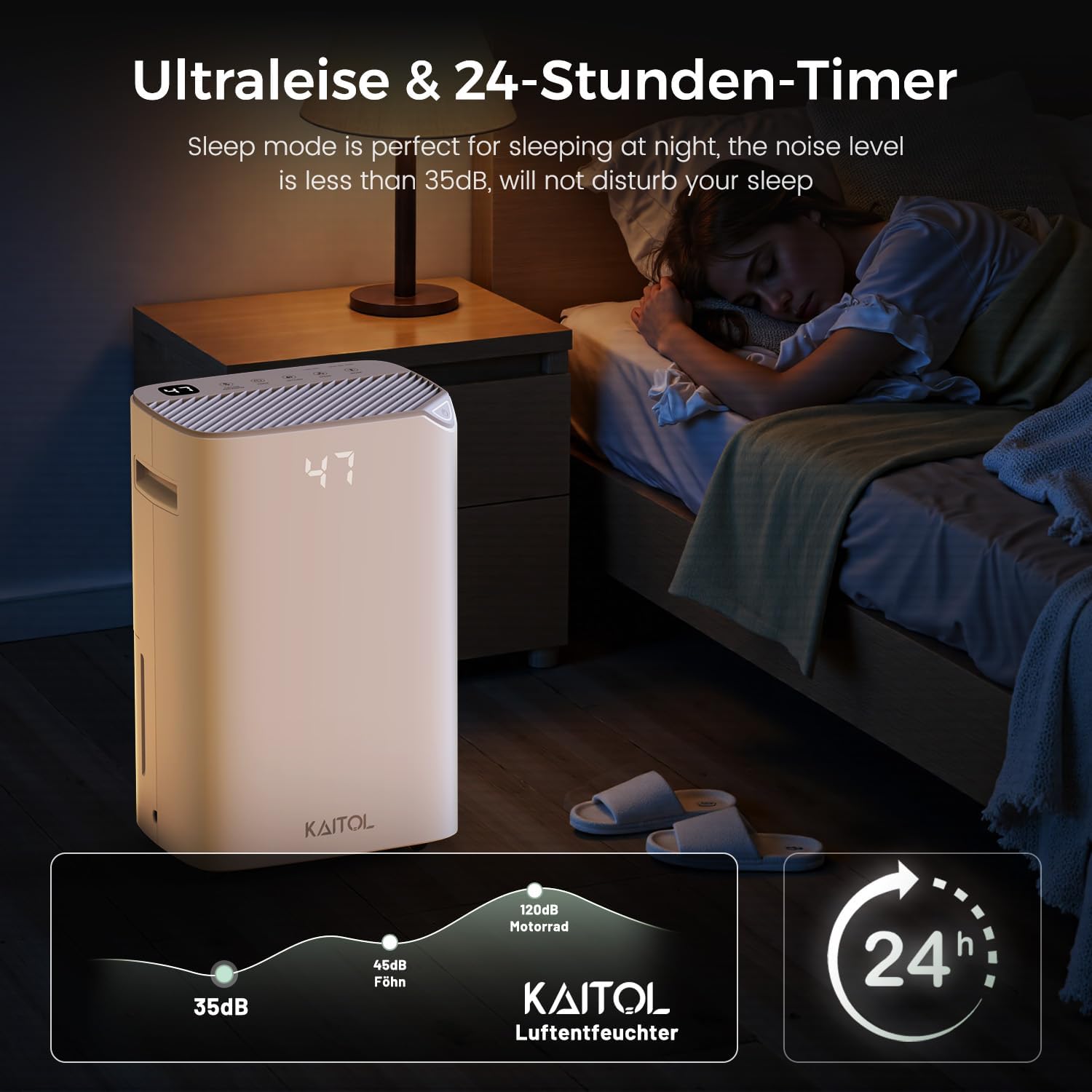 Kaitol Deumidificatore 25L/24H con App Wi-Fi - immagine 5