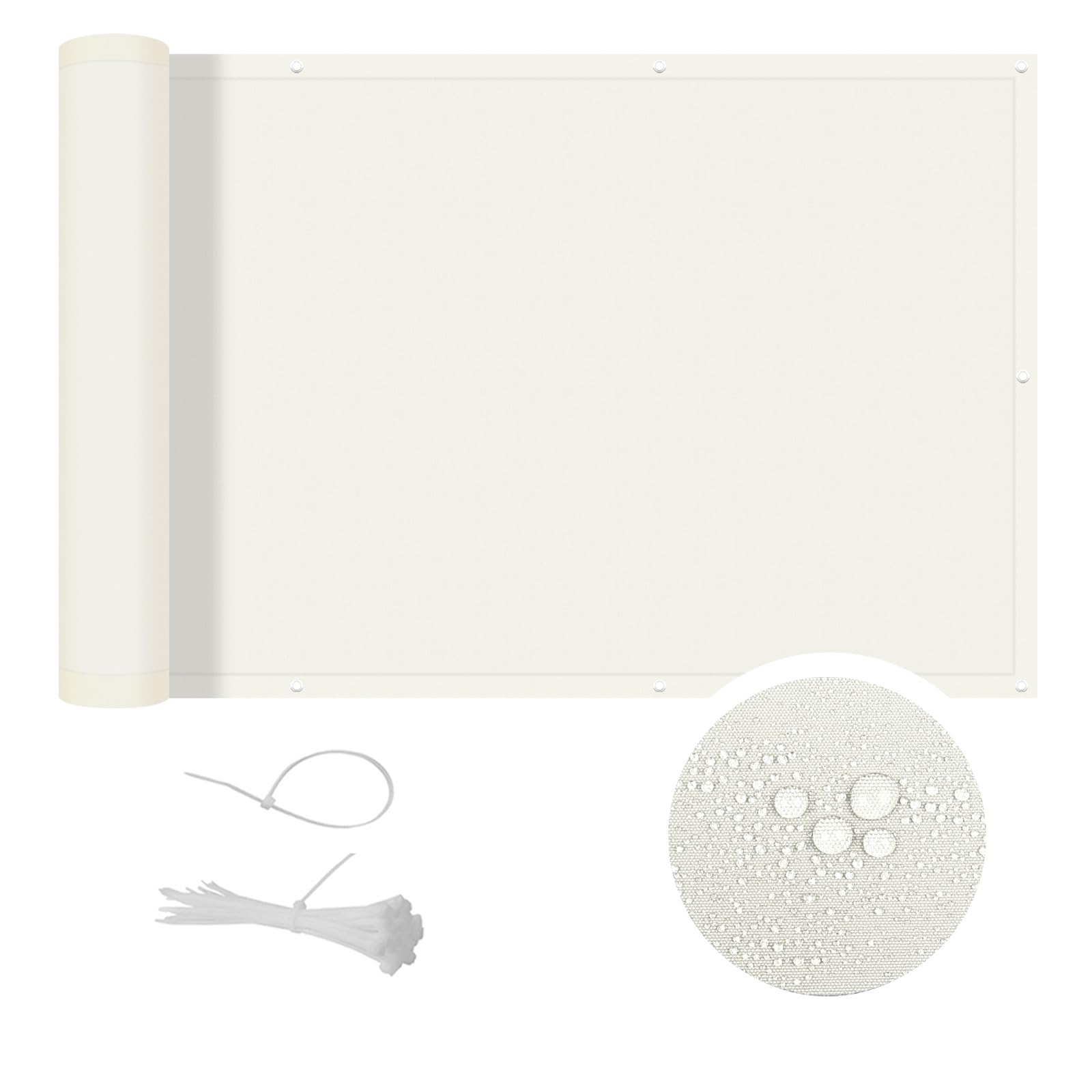 COOL AREA Frangivista Balcone 100x800cm, Beige