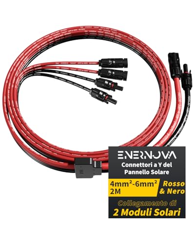 enernova Connettori a Y per Pannello Solare IP68