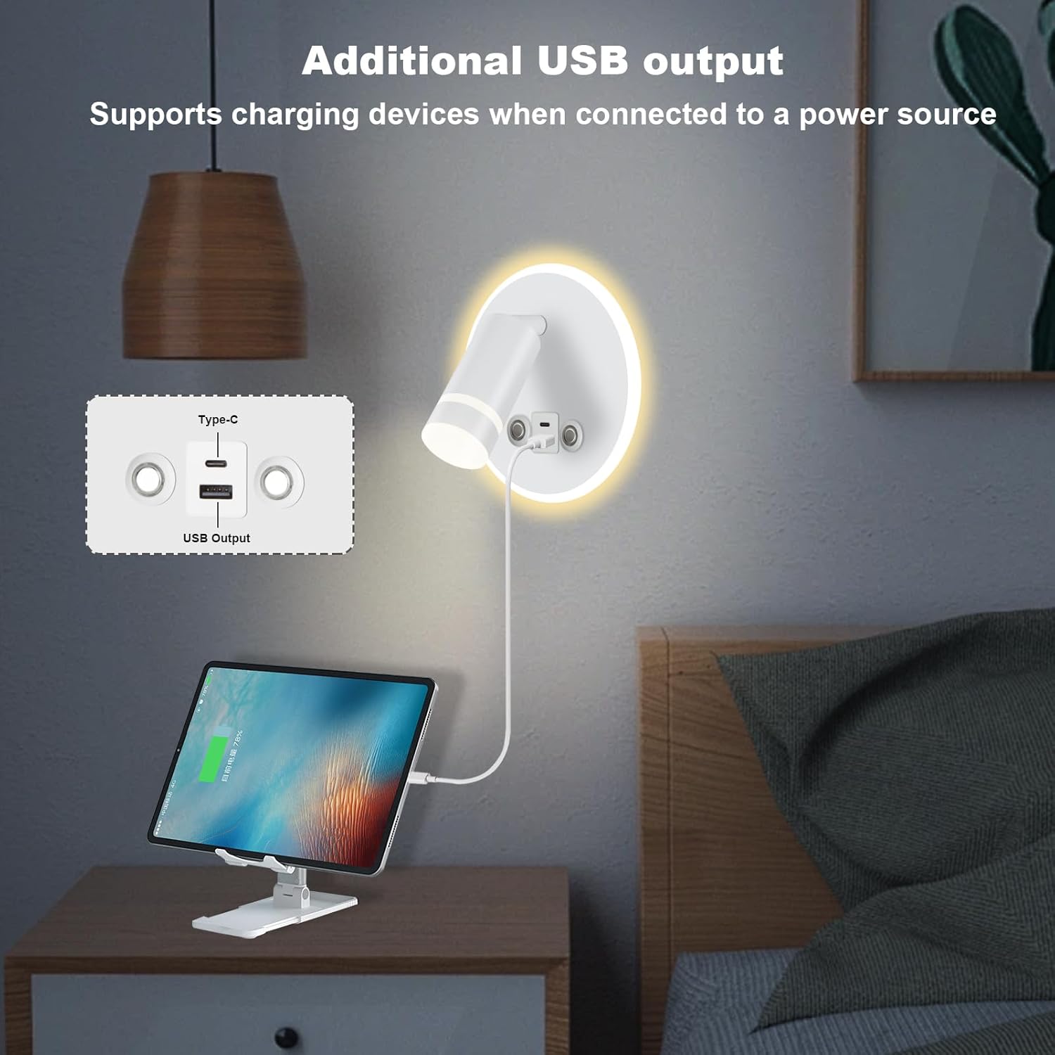 Huizhou Lampada da Lettura a Parete LED Touch Control - immagine 4