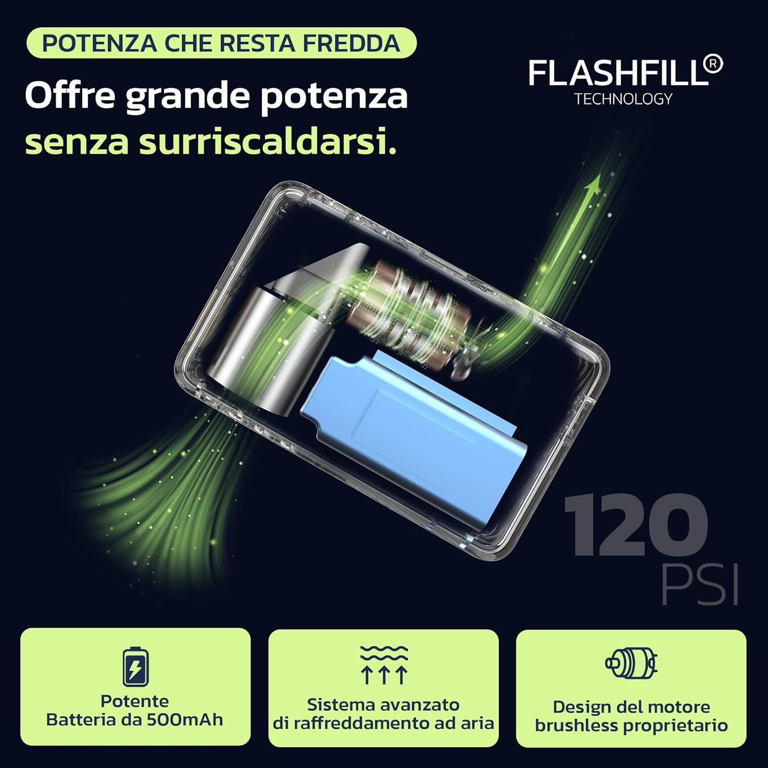 Woowind Pompa per Bicicletta Digitale 120 PSI - immagine 4