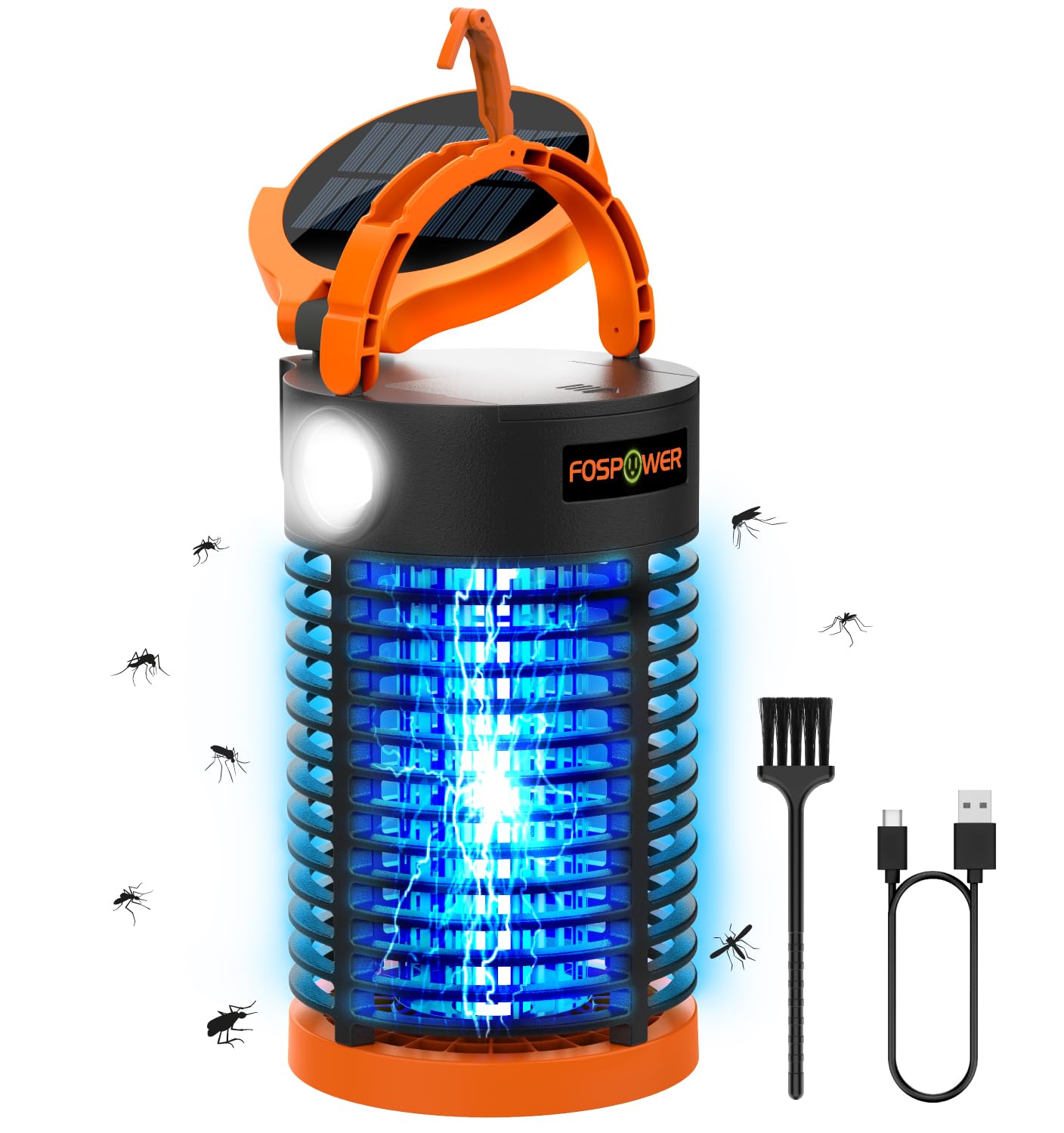 Fospower Bug Zapper da Esterno 3300V (5 in 1)