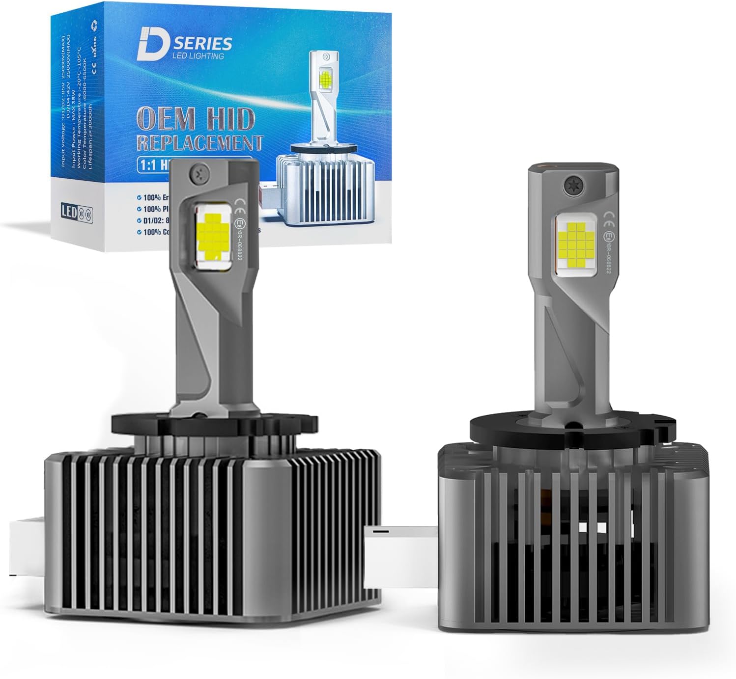 2 Lampadine Xeno D3S 35W 6500K Bianco Freddo - immagine 1