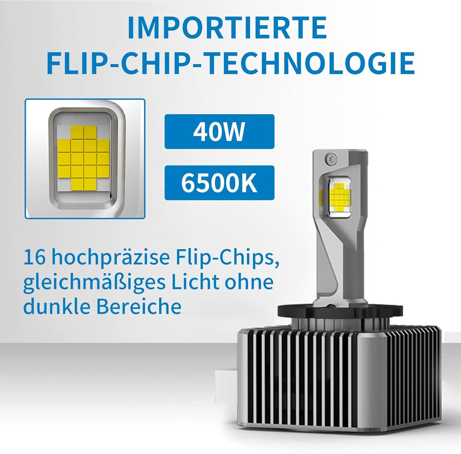 2 Lampadine Xeno D3S 35W 6500K Bianco Freddo - immagine 3