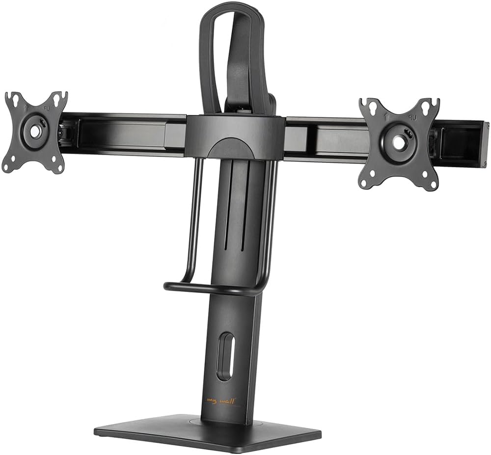 HL19L - Supporto per Monitor Doppio con Sistema a Molla - immagine 1