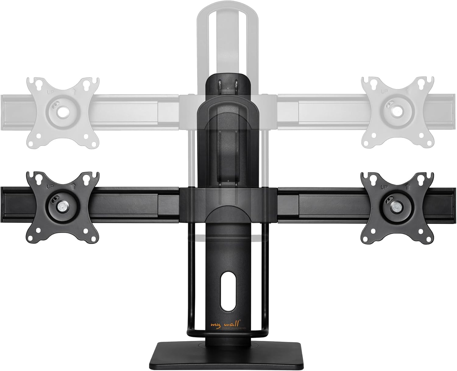 HL19L - Supporto per Monitor Doppio con Sistema a Molla - immagine 3