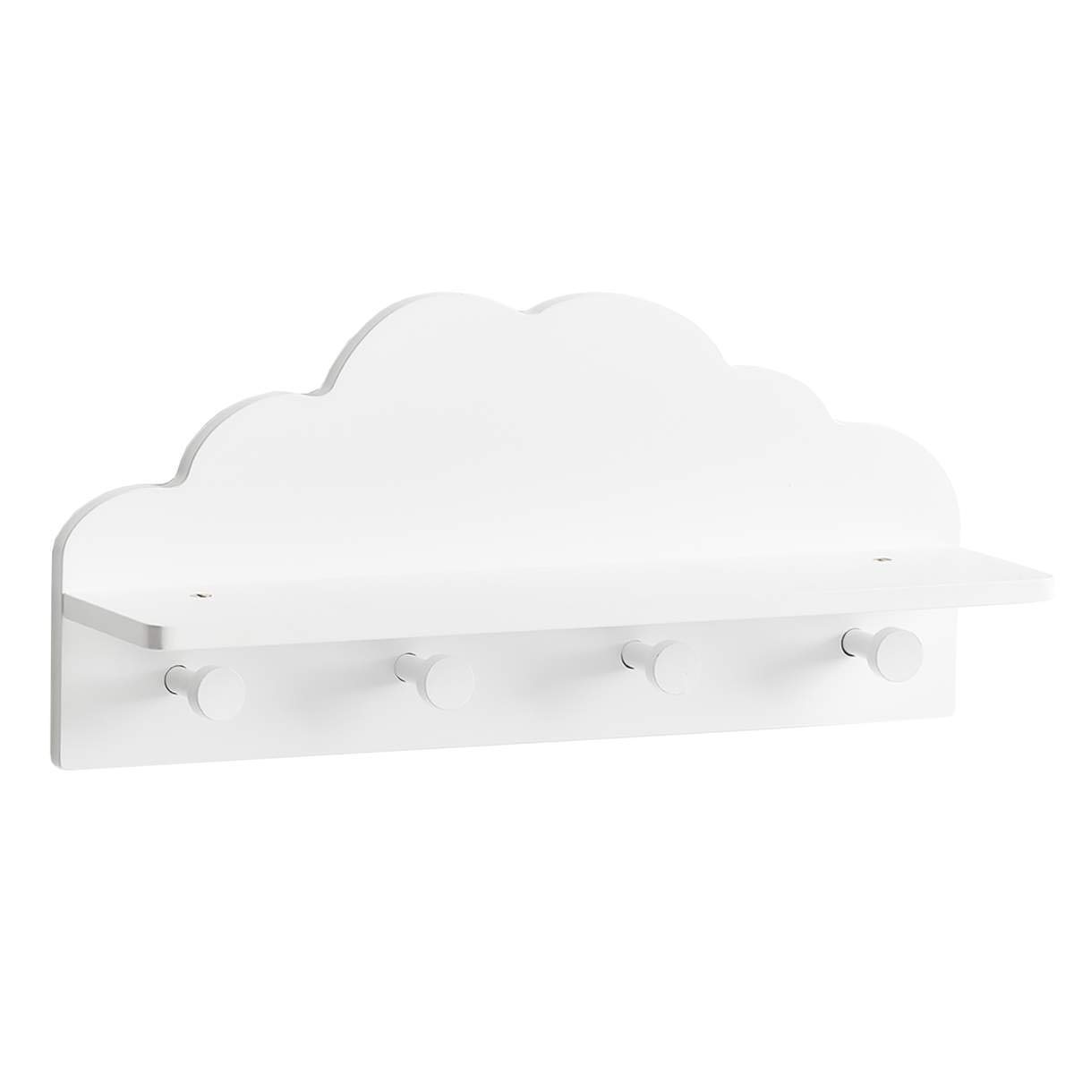 Zeller 13504 - Appendiabiti da Parete per Bambini, Bianco