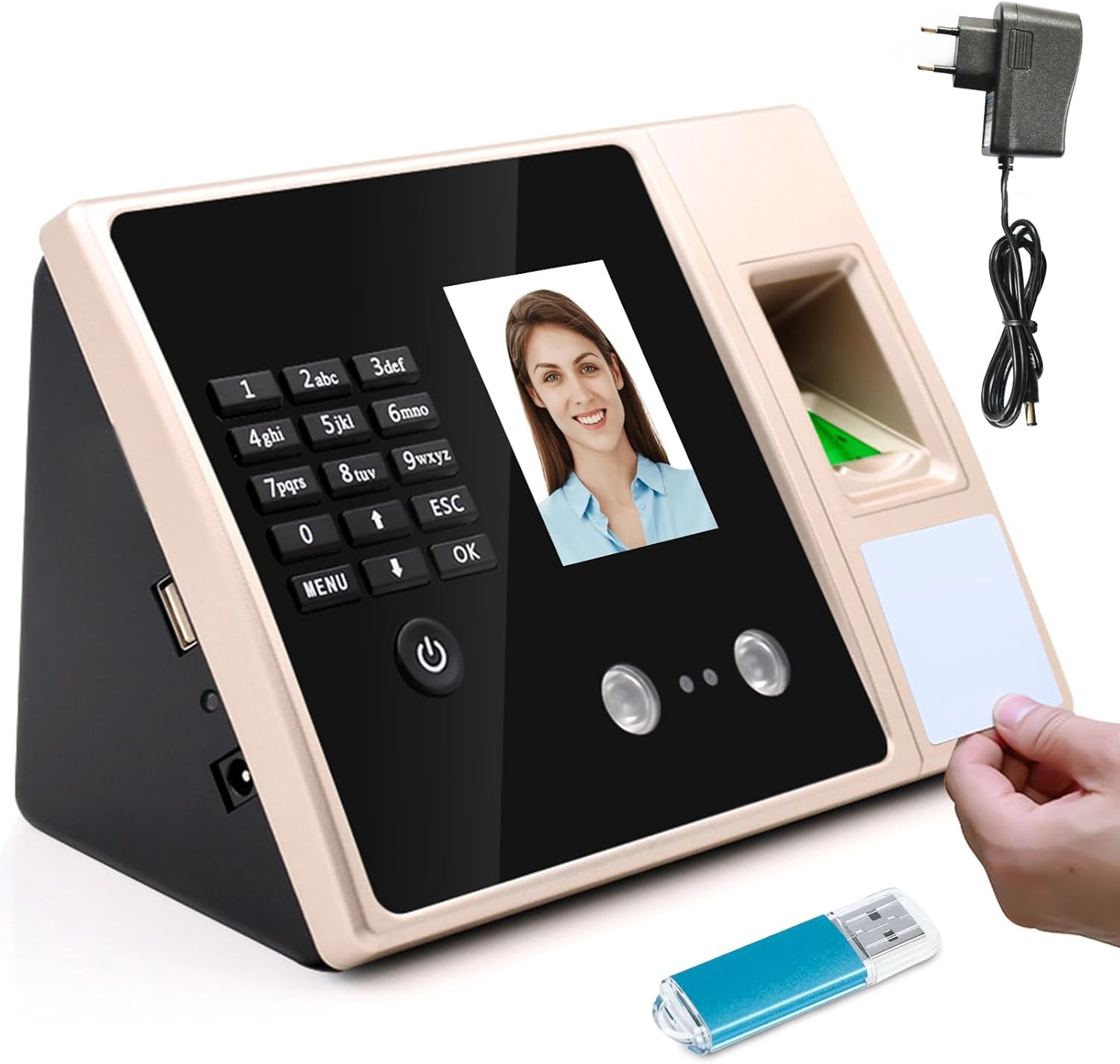 Timbratrice Presenze Dipendenti - Rilevatore Facciale e Impronte