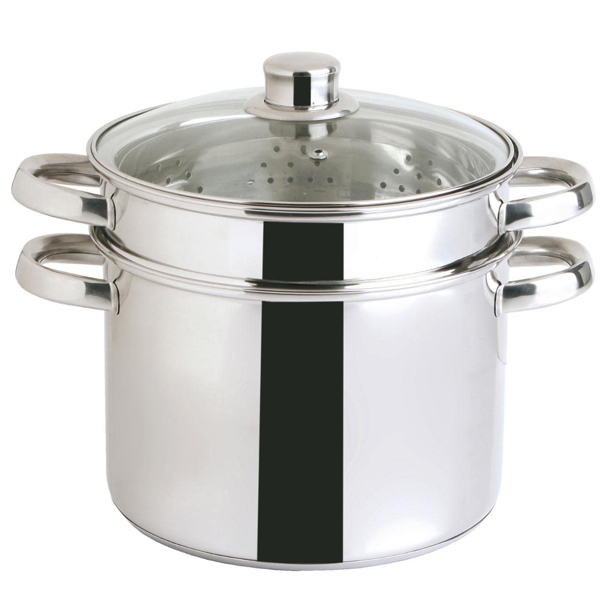 Quid 5759147 ItalY, Pentola tuttofare in acciaio inox, 3 pezzi